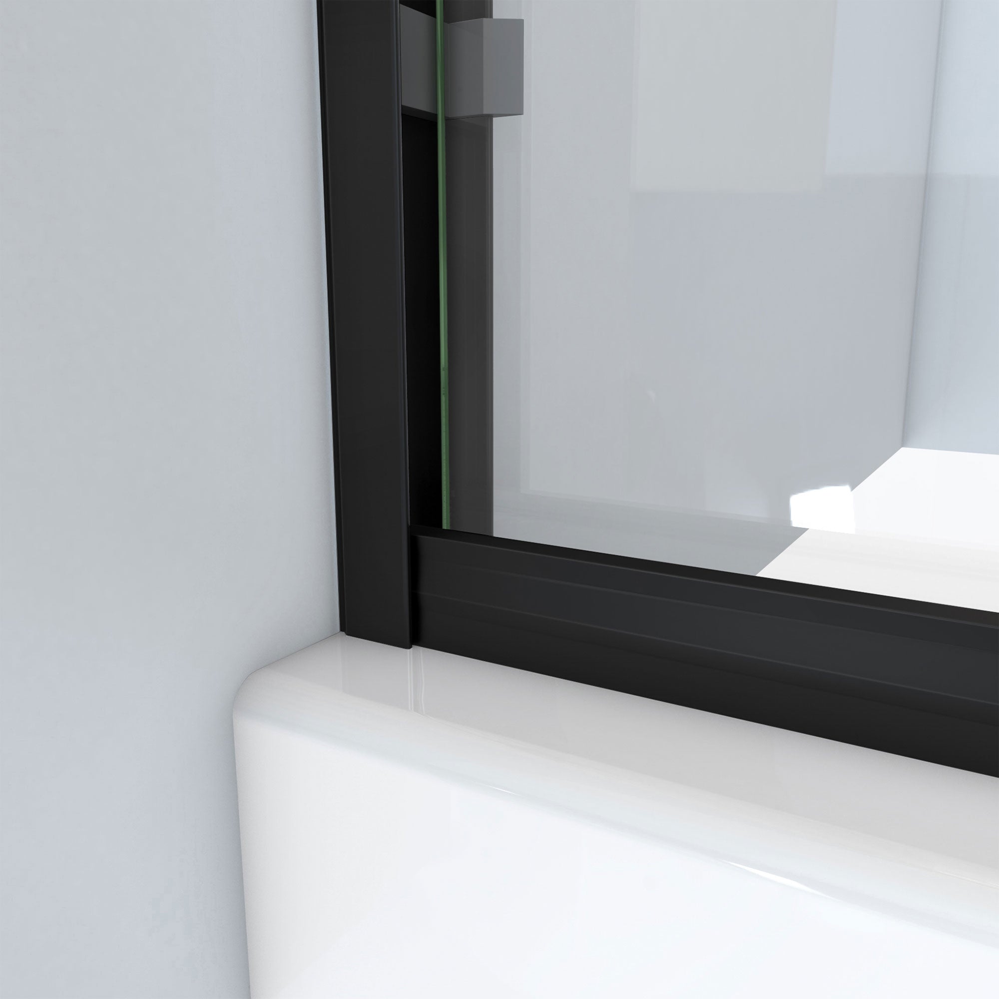 DreamLine Alliance Pro BG 56 - 60 inch W x 70 3/8 inch H Semi-Frameless Bypass Shower Door