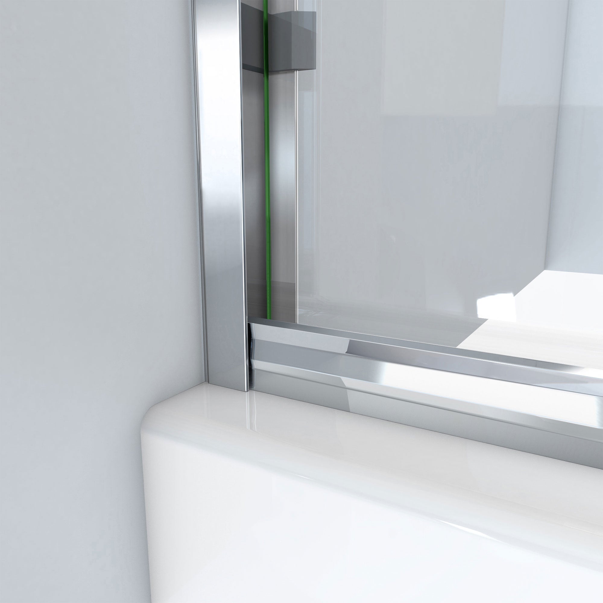 DreamLine Alliance Pro BG 56 - 60 inch W x 70 3/8 inch H Semi-Frameless Bypass Shower Door