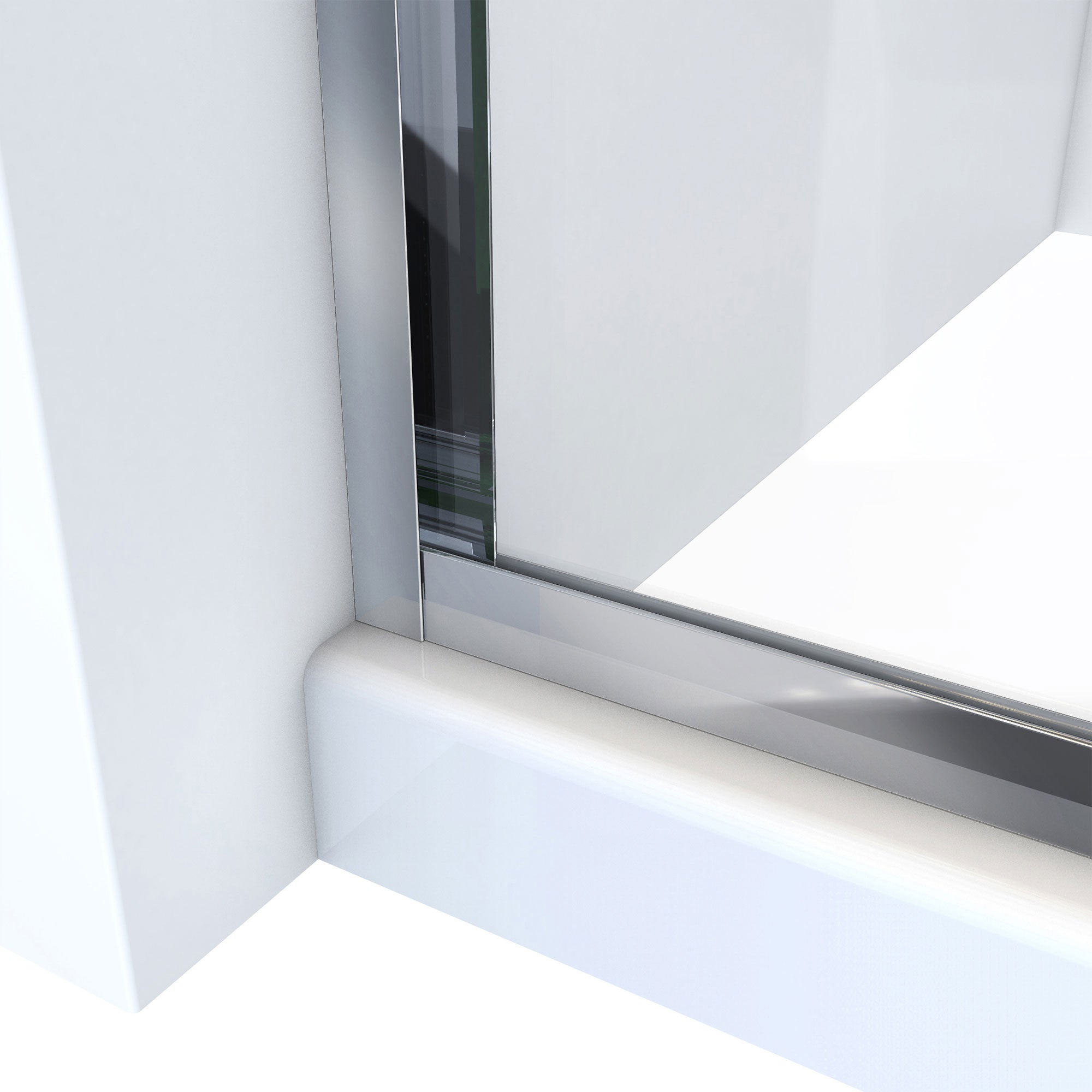 DreamLine Alliance Pro ML 56 - 60 inch W x 74 1/2 inch H Semi-Frameless Bypass Shower Door