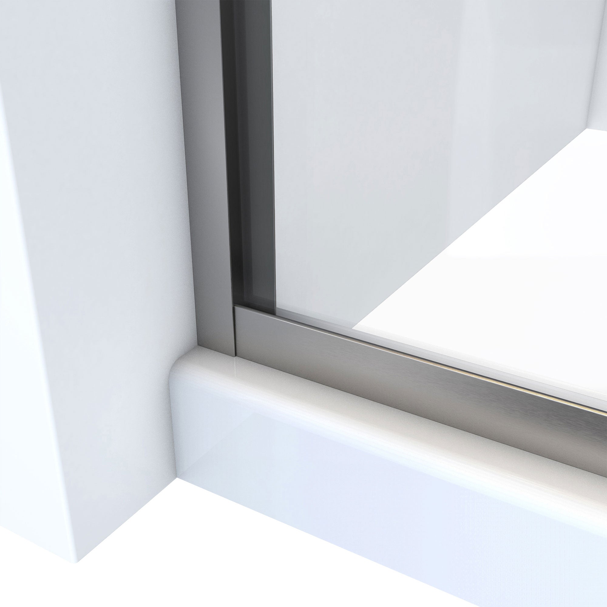 DreamLine Alliance Pro LT 44 - 48 inch W x 70 3/8 inch H Semi-Frameless Bypass Shower Door