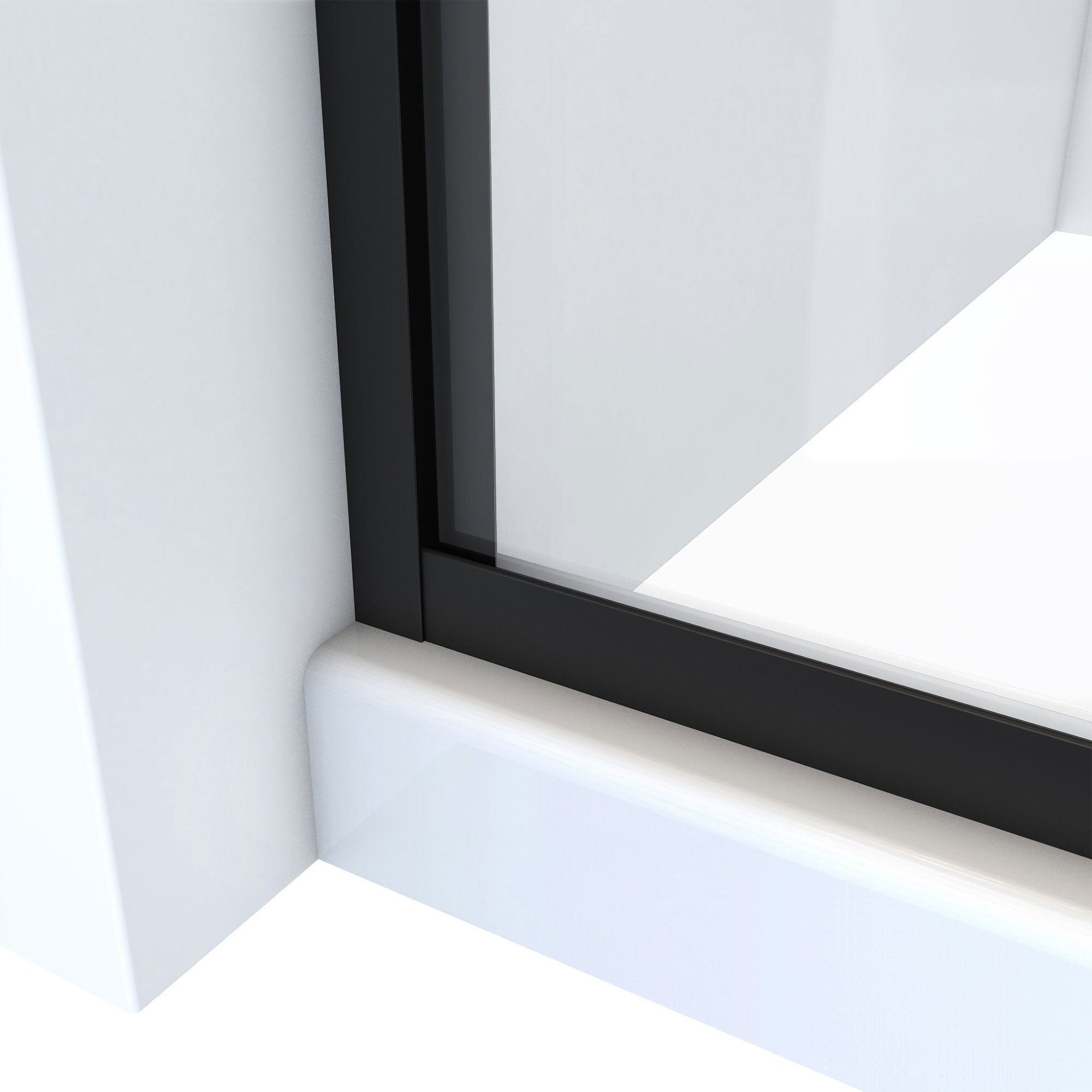 DreamLine Alliance Pro ML 56 - 60 inch W x 74 1/2 inch H Semi-Frameless Bypass Shower Door