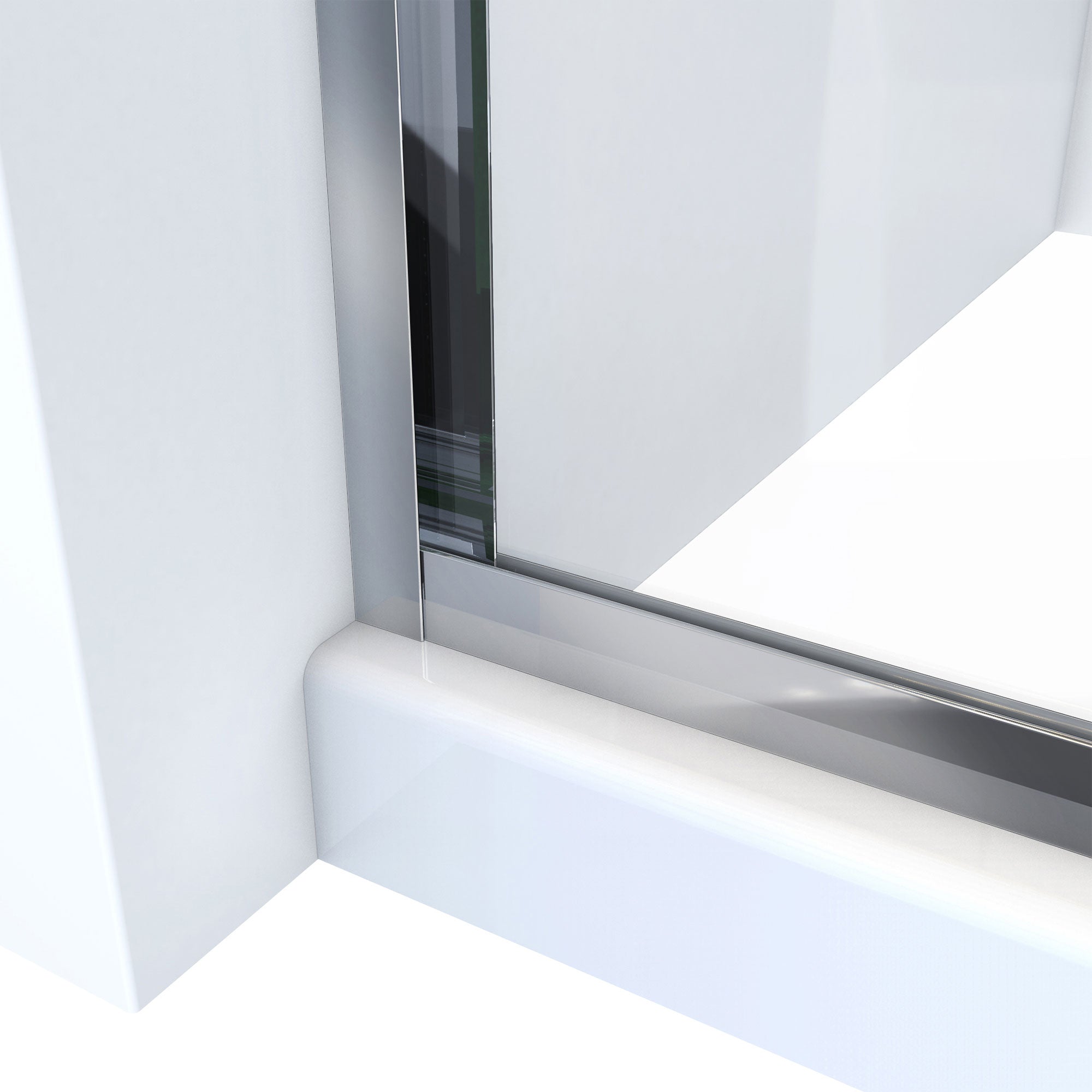 DreamLine Alliance Pro 56 - 60 inch W x 80 3/8 inch H Semi-Frameless Bypass Shower Door