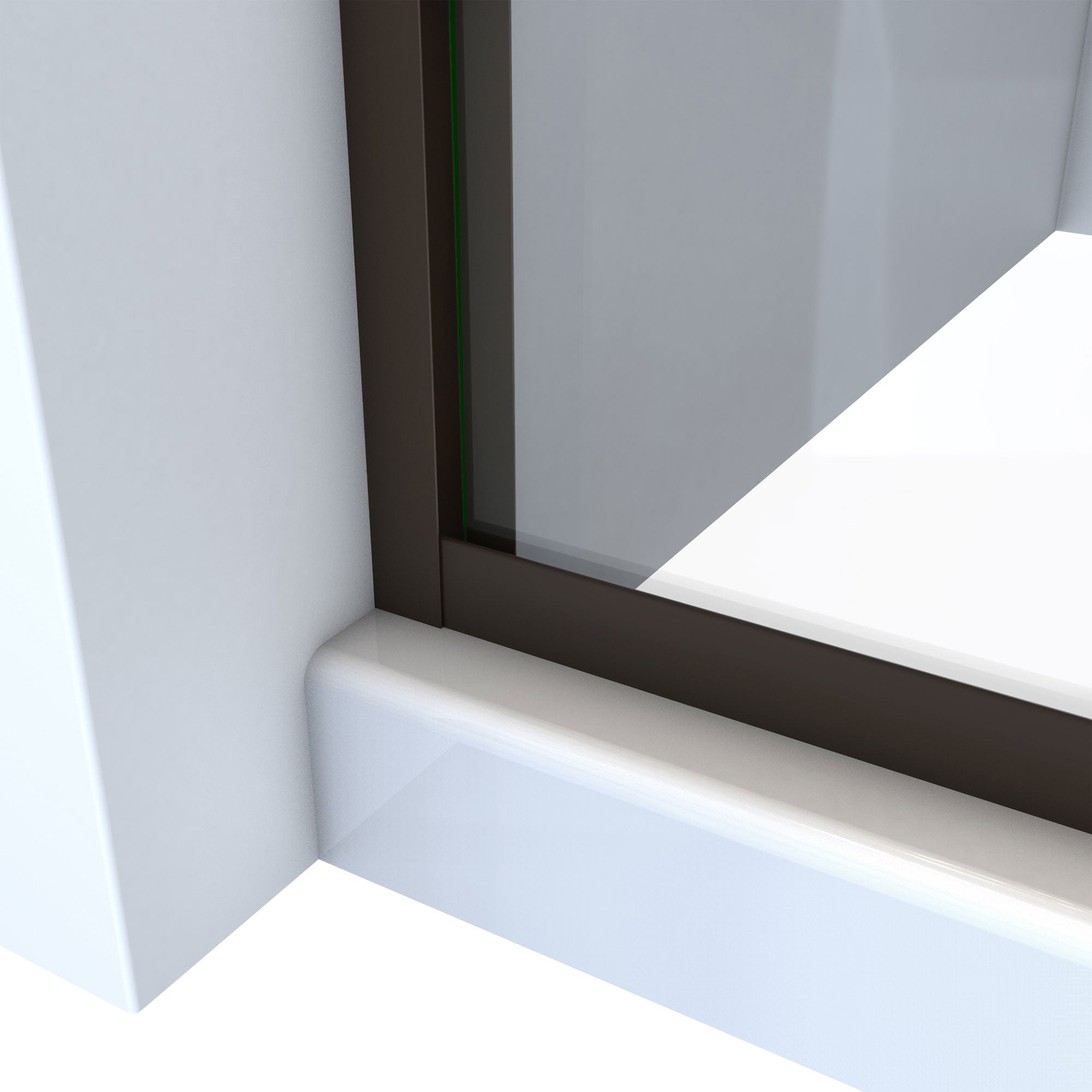 DreamLine Alliance Pro HV 56 - 60 inch W x 70 1/2 inch H Semi-Frameless Bypass Shower Door