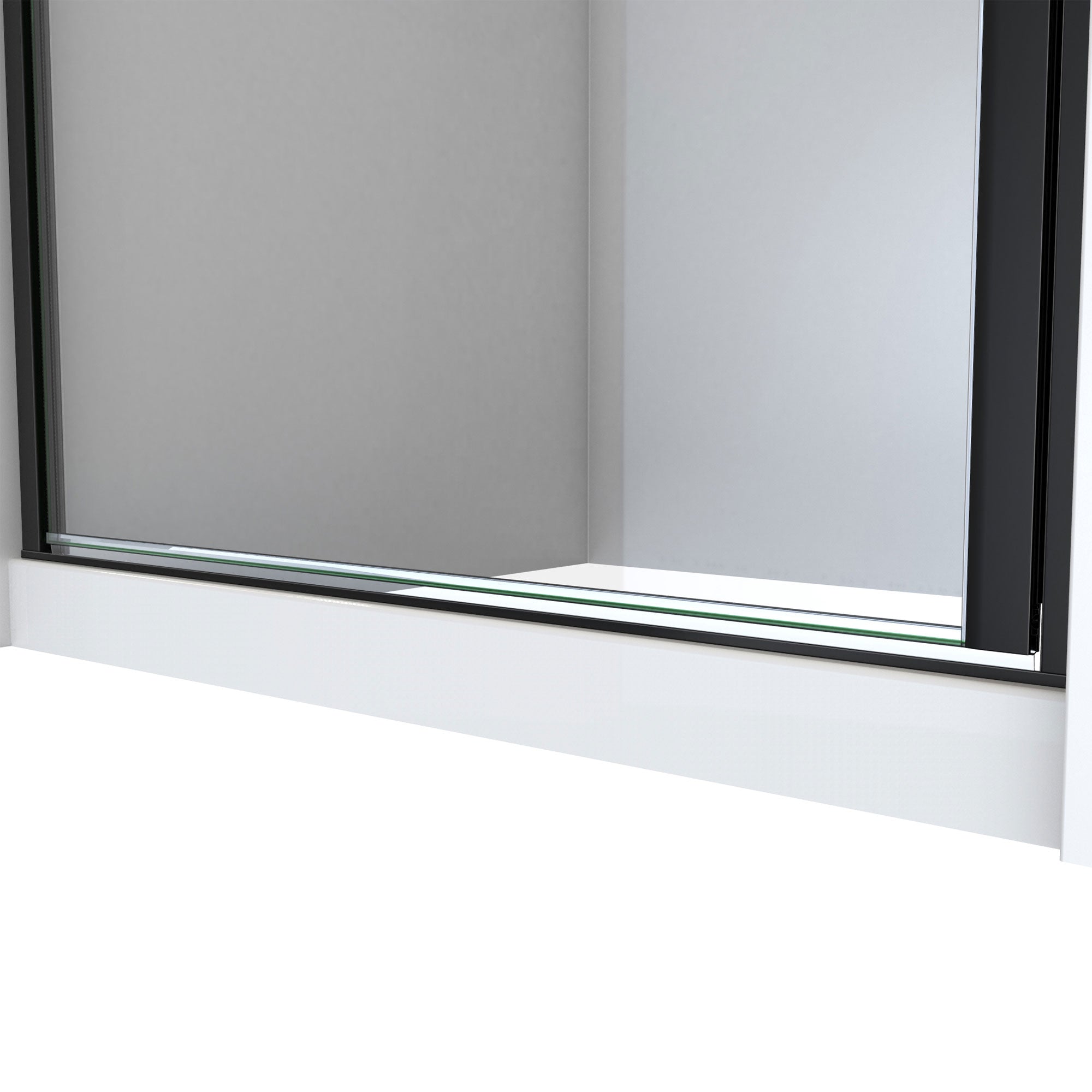 DreamLine Alliance Swing BG 28 - 29 inch W x 66 inch H Semi-Frameless Swing Shower Door