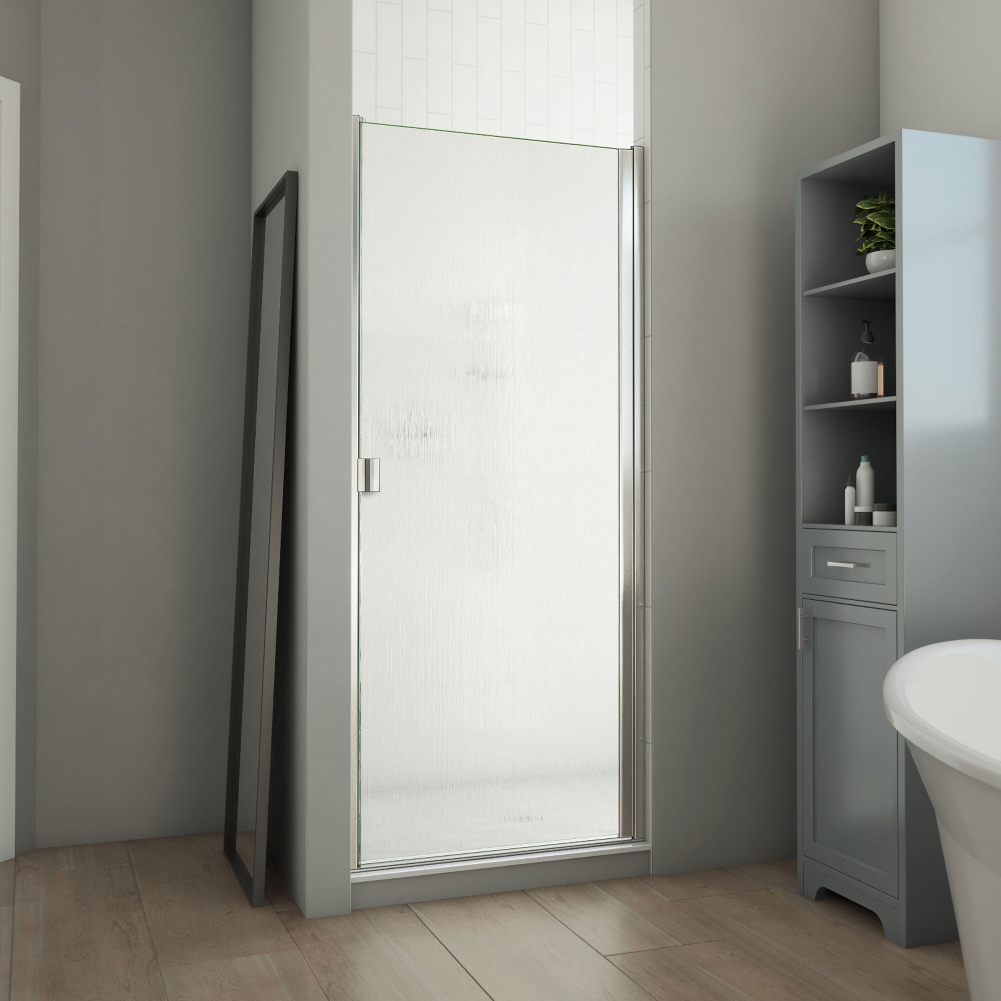 DreamLine Alliance Swing BG 30 - 31 inch W x 69 inch H Semi-Frameless Swing Shower Door