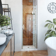 DreamLine Alliance Swing 24 - 25 inch W x 72 5/8 inch H Semi-Frameless Swing Shower Door