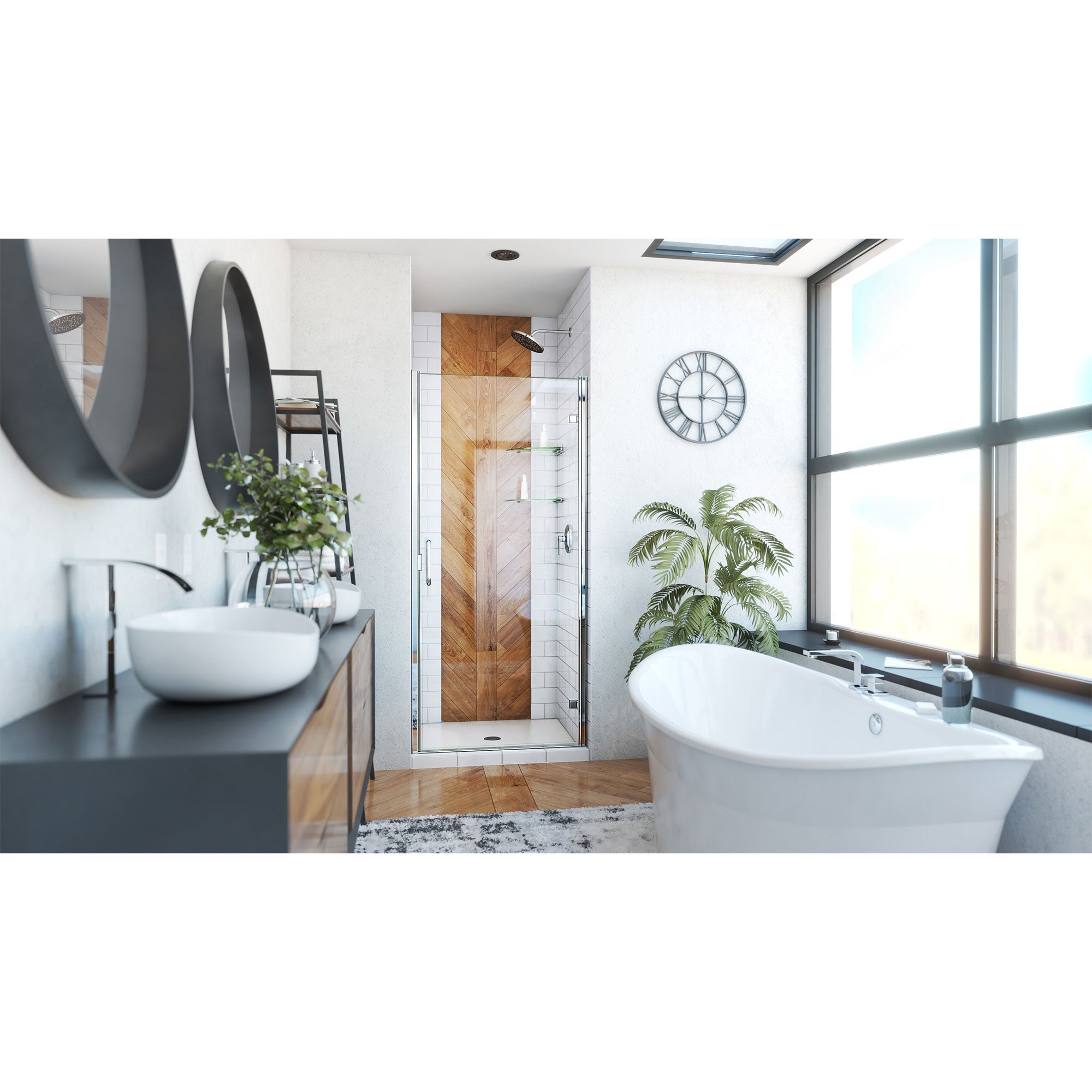 Alliance Swing 33 - 34 " W Shower Door