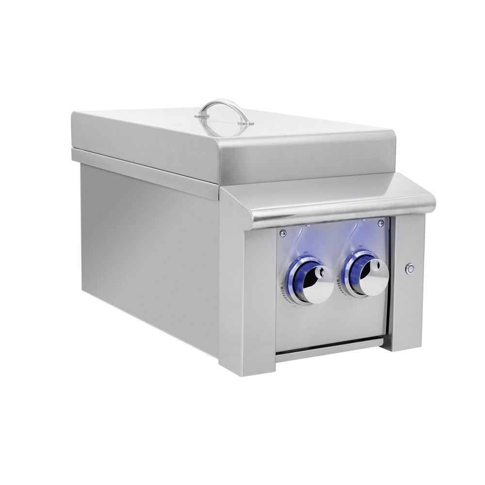 American Made Grills ALTSB2 Alturi Double Side Burner w/ LED Illumination