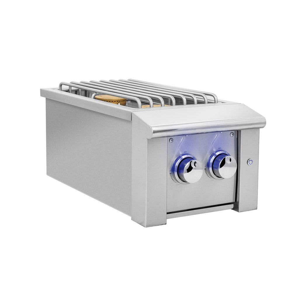 American Made Grills ALTSB2 Alturi Double Side Burner w/ LED Illumination