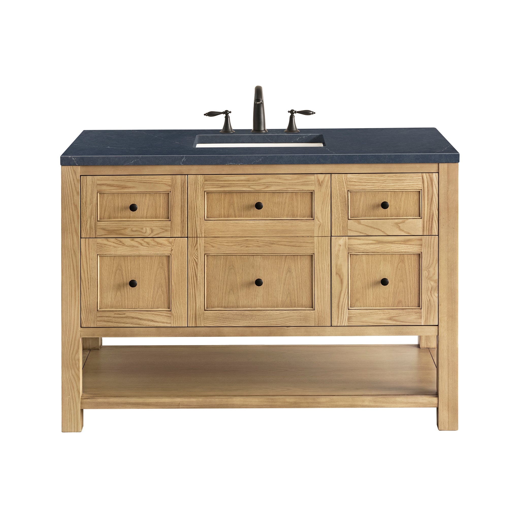 James Martin Breckenridge 48" Single Vanity in Light Natural Oak with 3cm Countertop