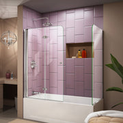 DreamLine Aqua Fold 56-60" W Bi-Fold Tub Door