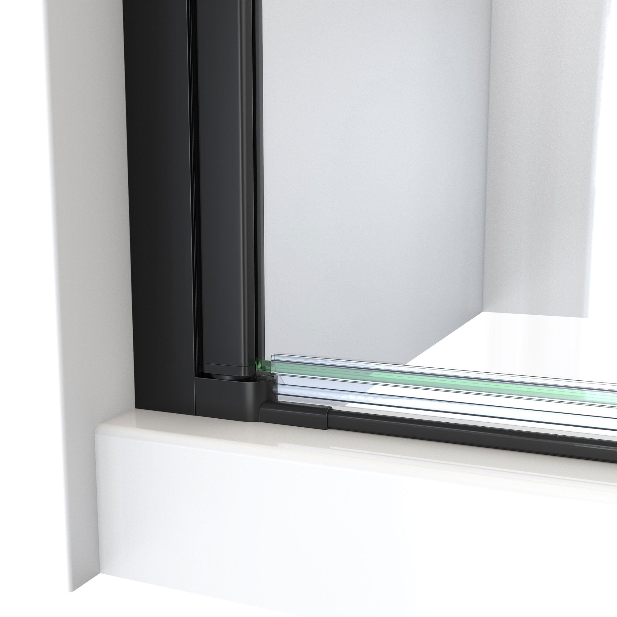 DreamLine Aqua-Q Fold 32 inch D x 32 inch W x 78 3/4 inch H Frameless Bi-fold Shower Door, Shower Base, and Wall Kit