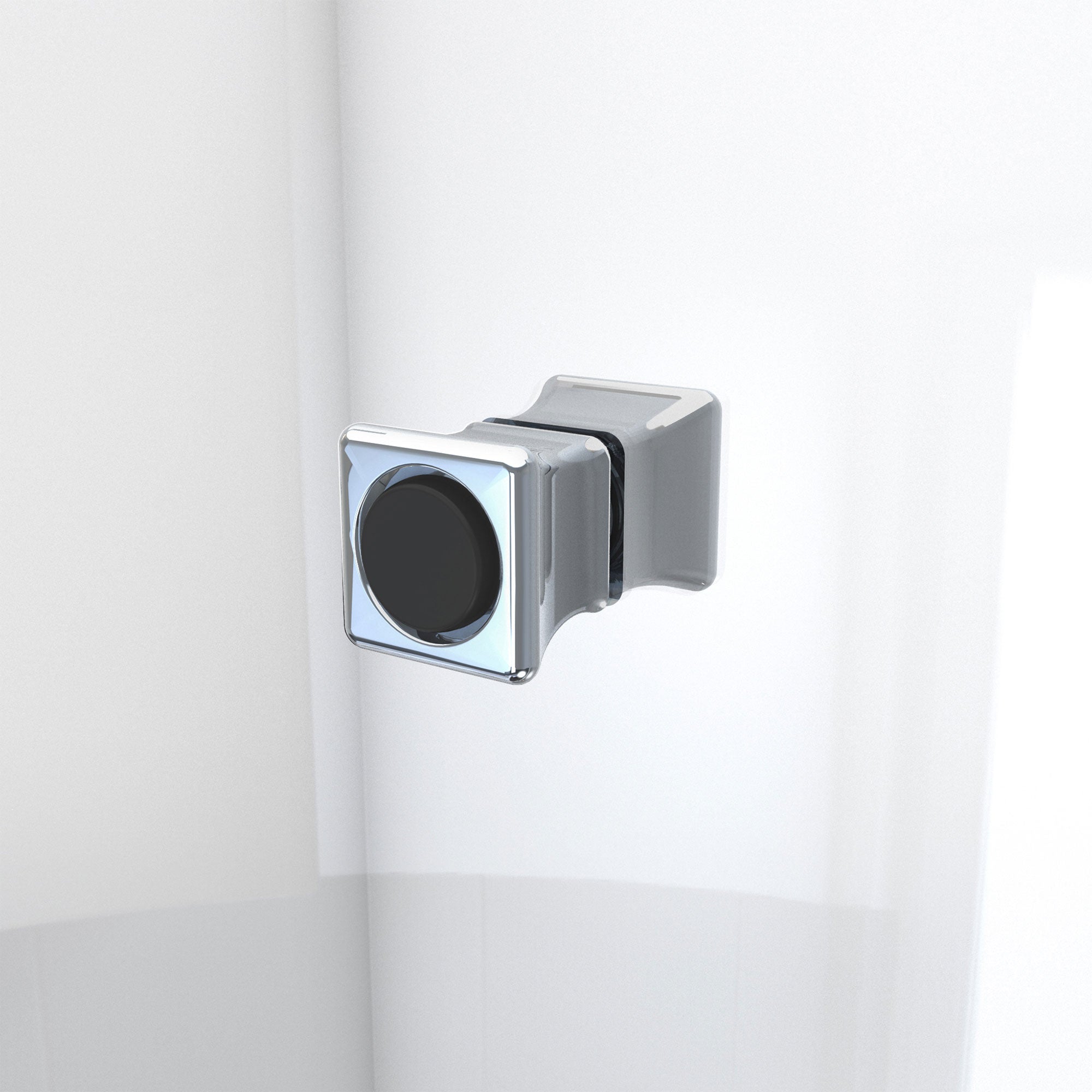 DreamLine Aqua-Q Fold 36 inch D x 36 inch W x 74 3/4 inch H Frameless Bi-fold Shower Door  with Center Drain Shower Base Kit
