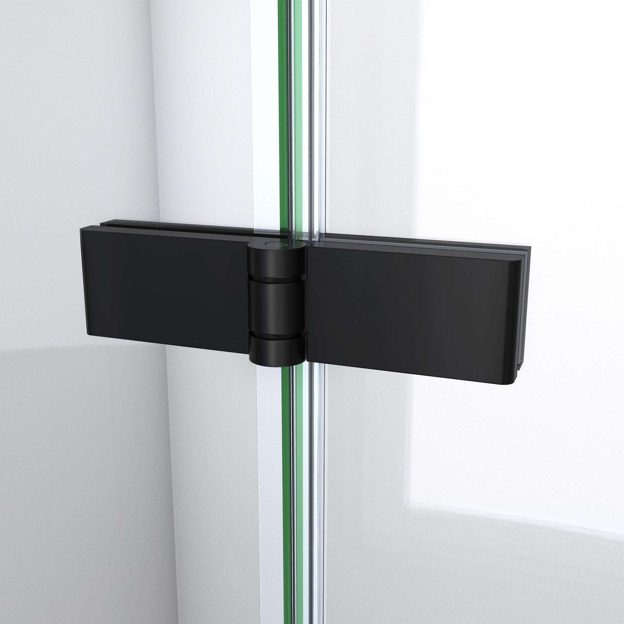 DreamLine Aqua-Q Fold 32 inch D x 32 inch W x 78 3/4 inch H Frameless Bi-fold Shower Door, Shower Base, and Wall Kit