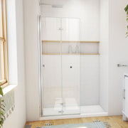 DreamLine Aqua-Q Fold 29 1/2 inch W x 72 inch H Frameless Bi-fold Shower Door