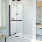 DreamLine Aqua-Q Swing 34 inch W x 72 inch H Frameless Swing Shower Door