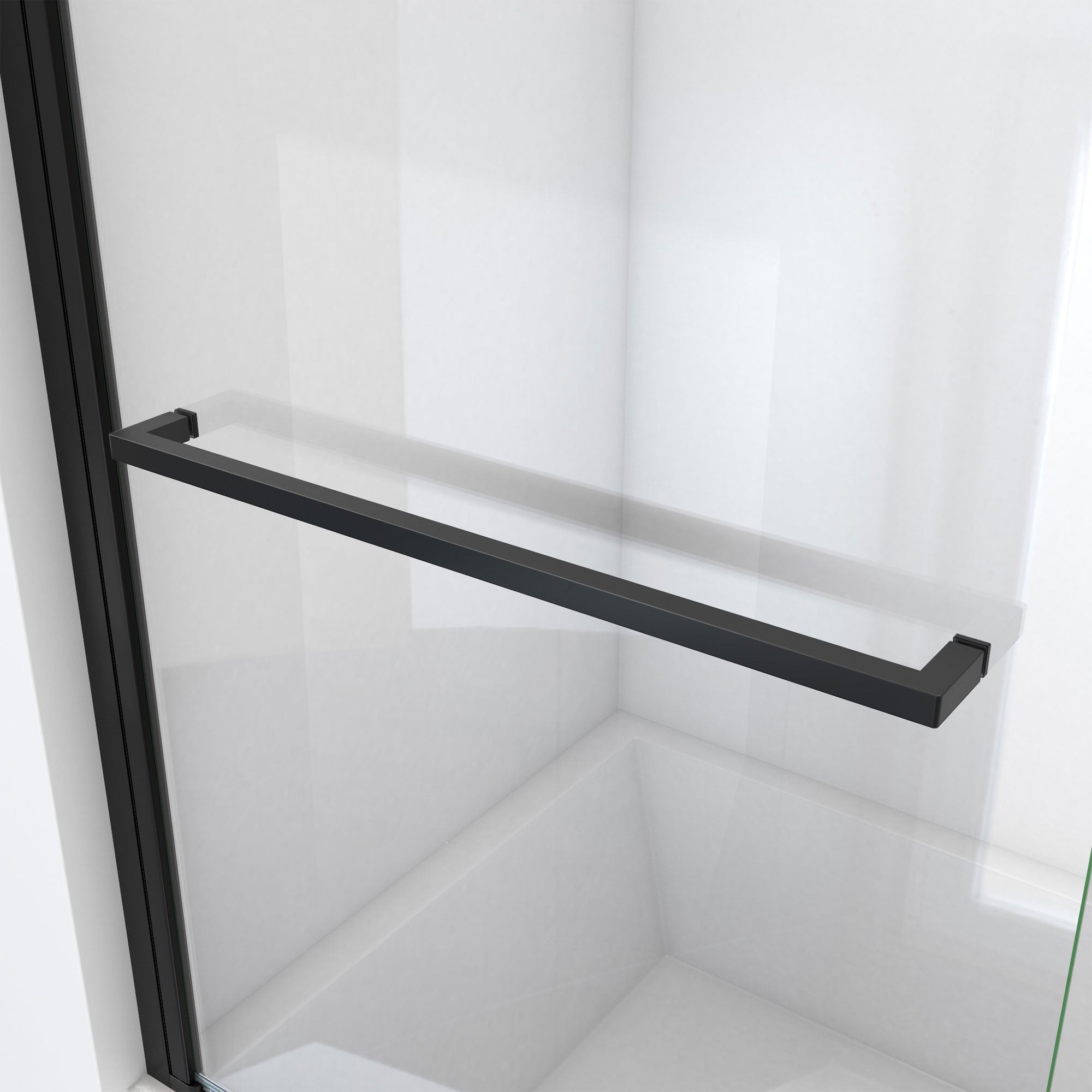 DreamLine Aqua-Q Swing 34 inch W x 72 inch H Frameless Swing Shower Door
