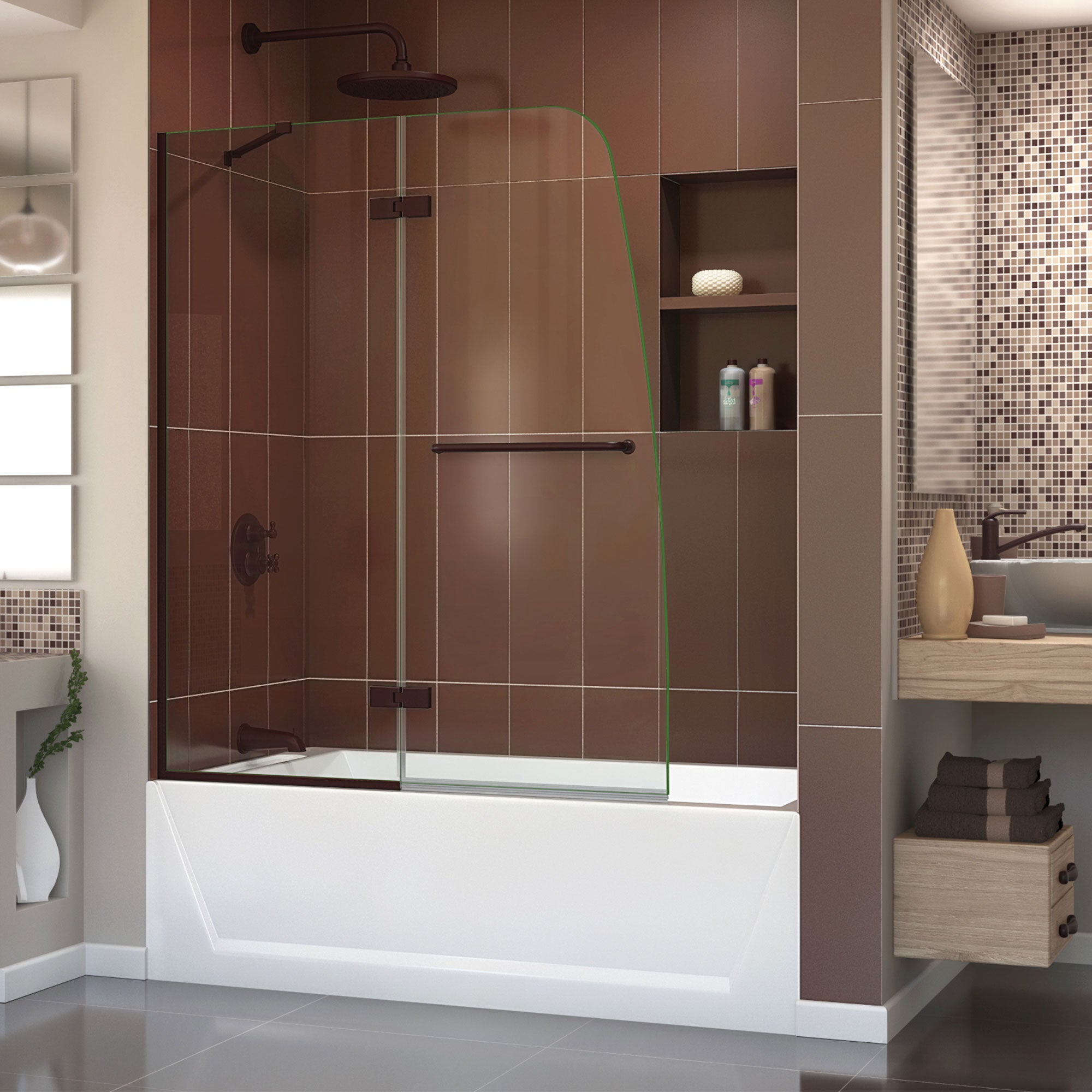 DreamLine Aqua Ultra 48" W Hinged Tub Door