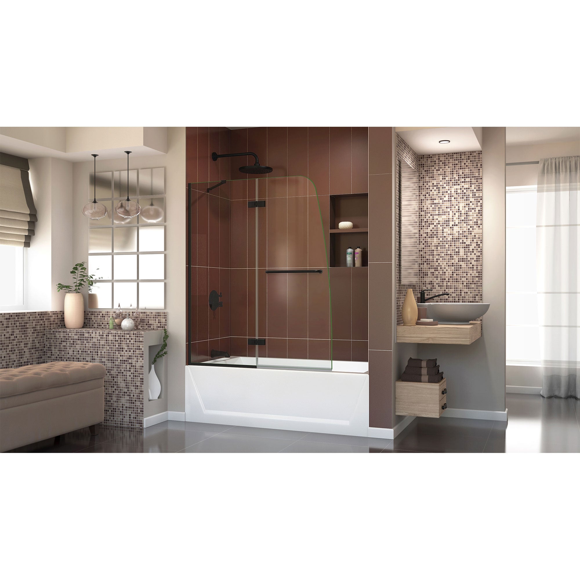 DreamLine Aqua Ultra 48" W Hinged Tub Door