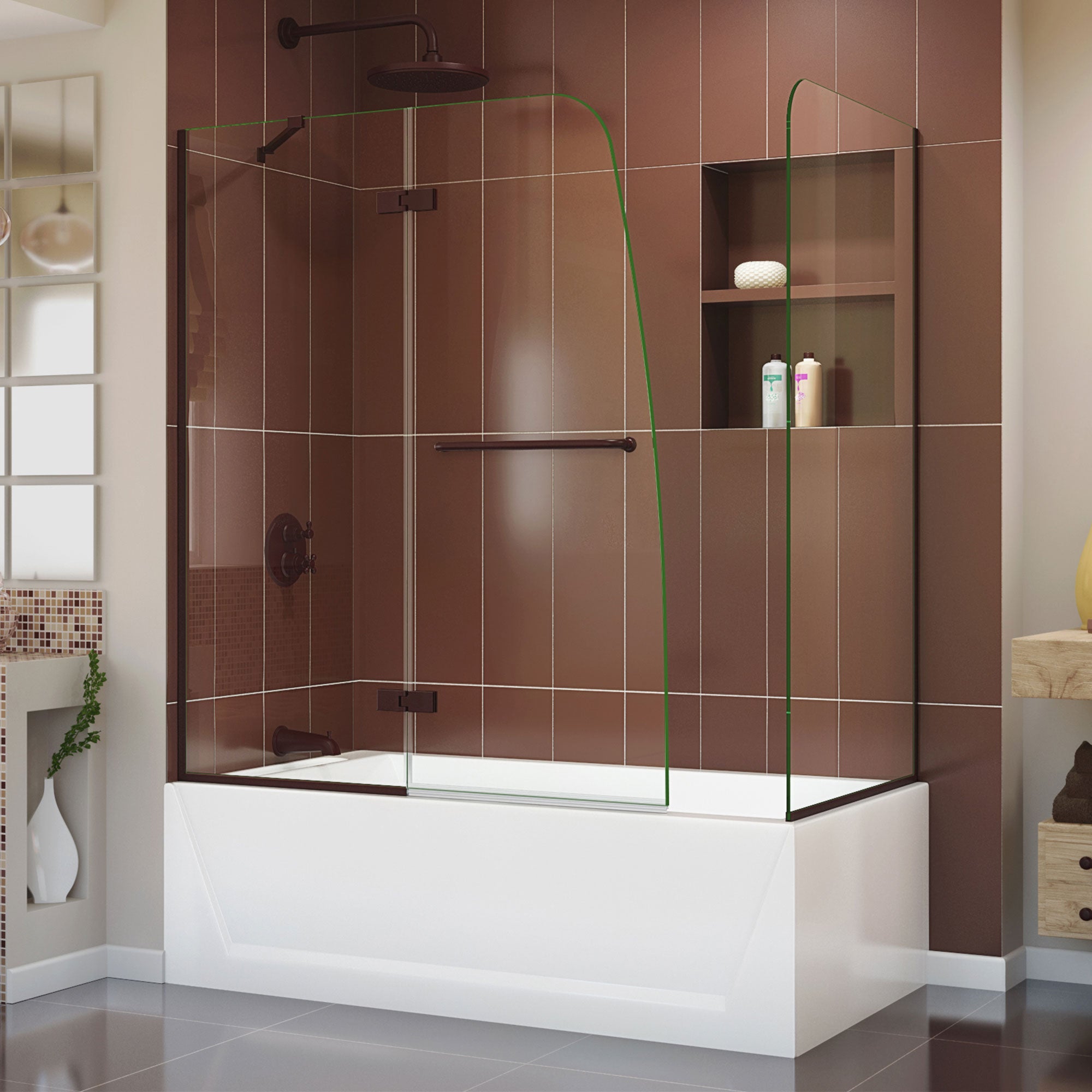 DreamLine Aqua Ultra 57-60 in. W x 58 in. H Tub Door