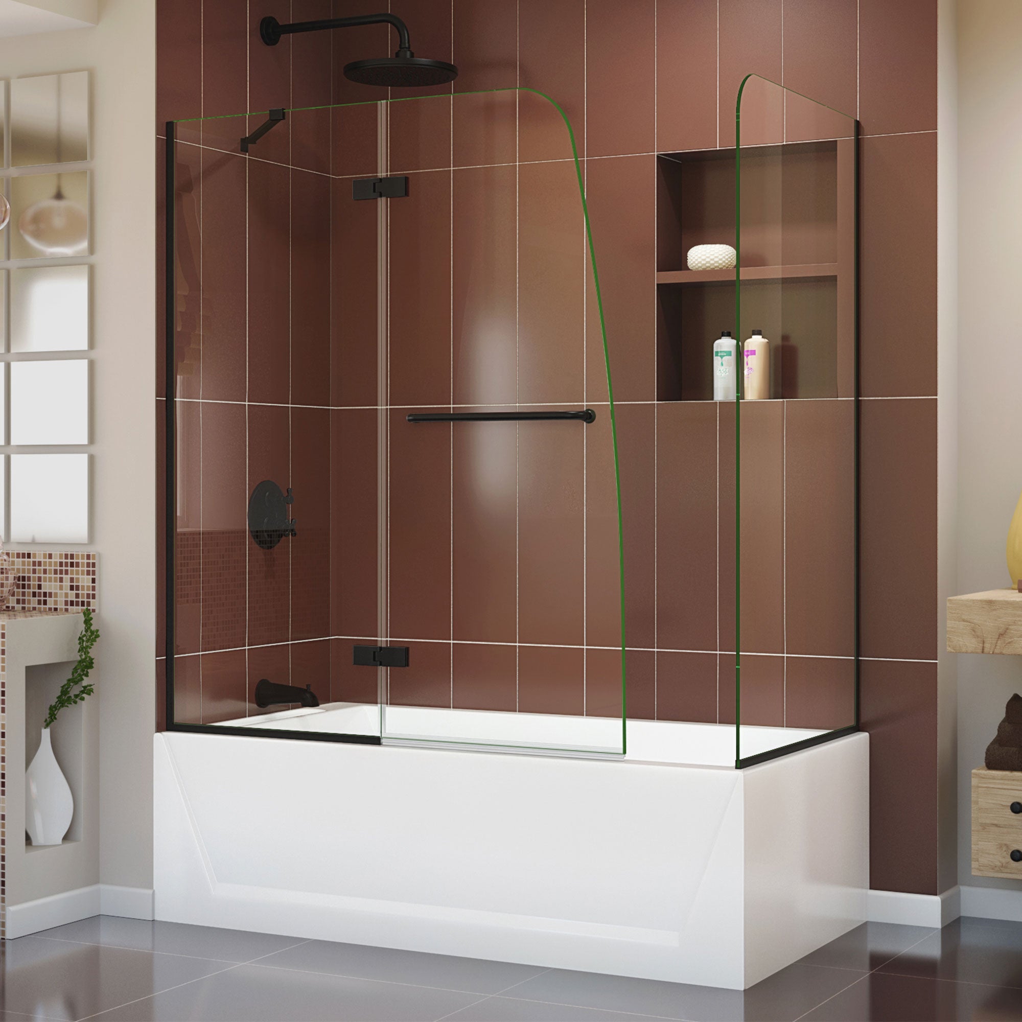 DreamLine Aqua Ultra 57-60 in. W x 58 in. H Tub Door