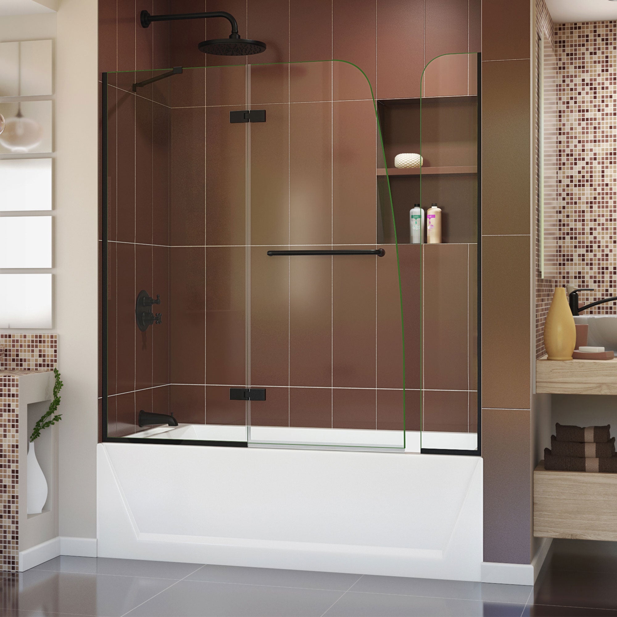 DreamLine Aqua Ultra 57-60" W Hinged Tub Door