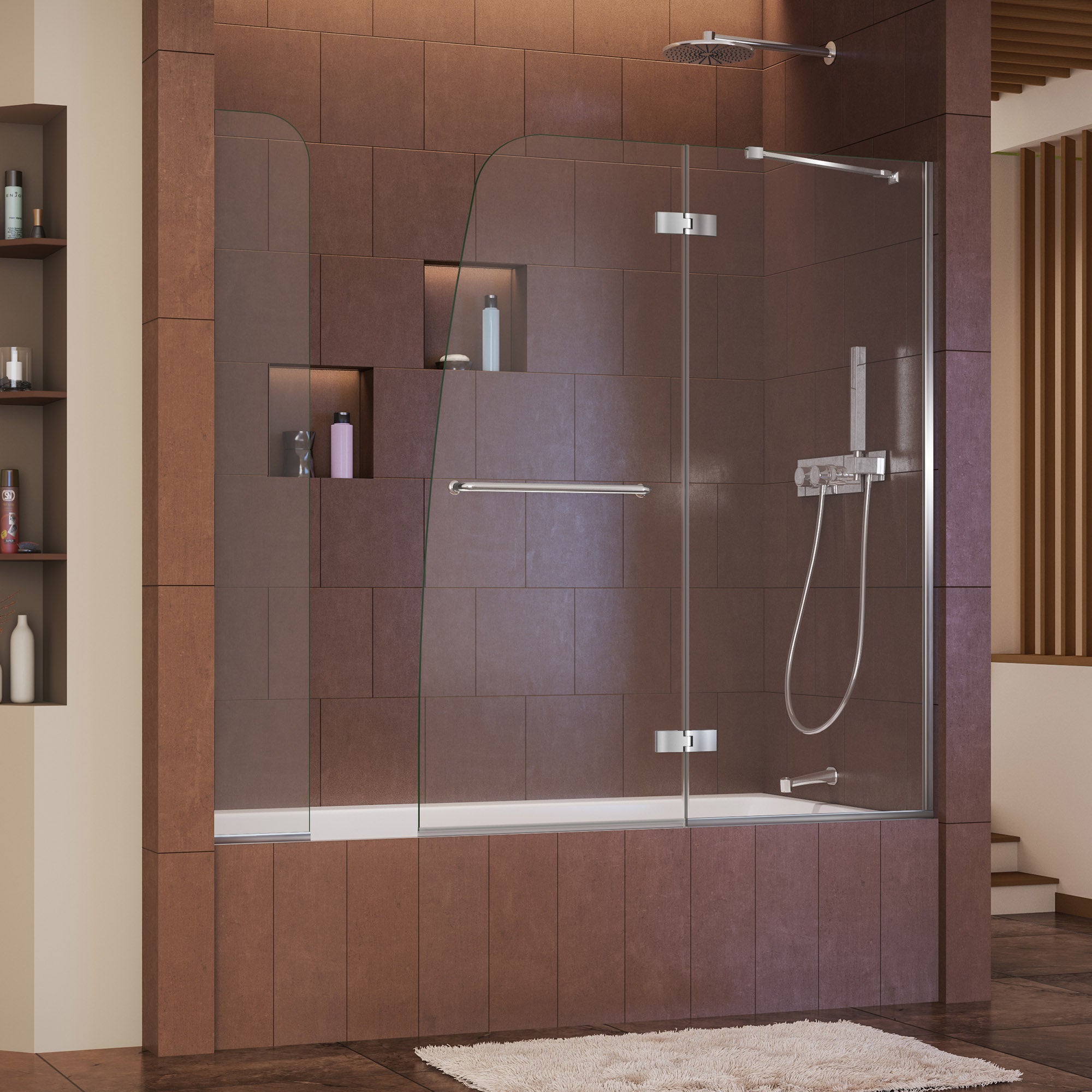 DreamLine Aqua Ultra 57-60" W Hinged Tub Door
