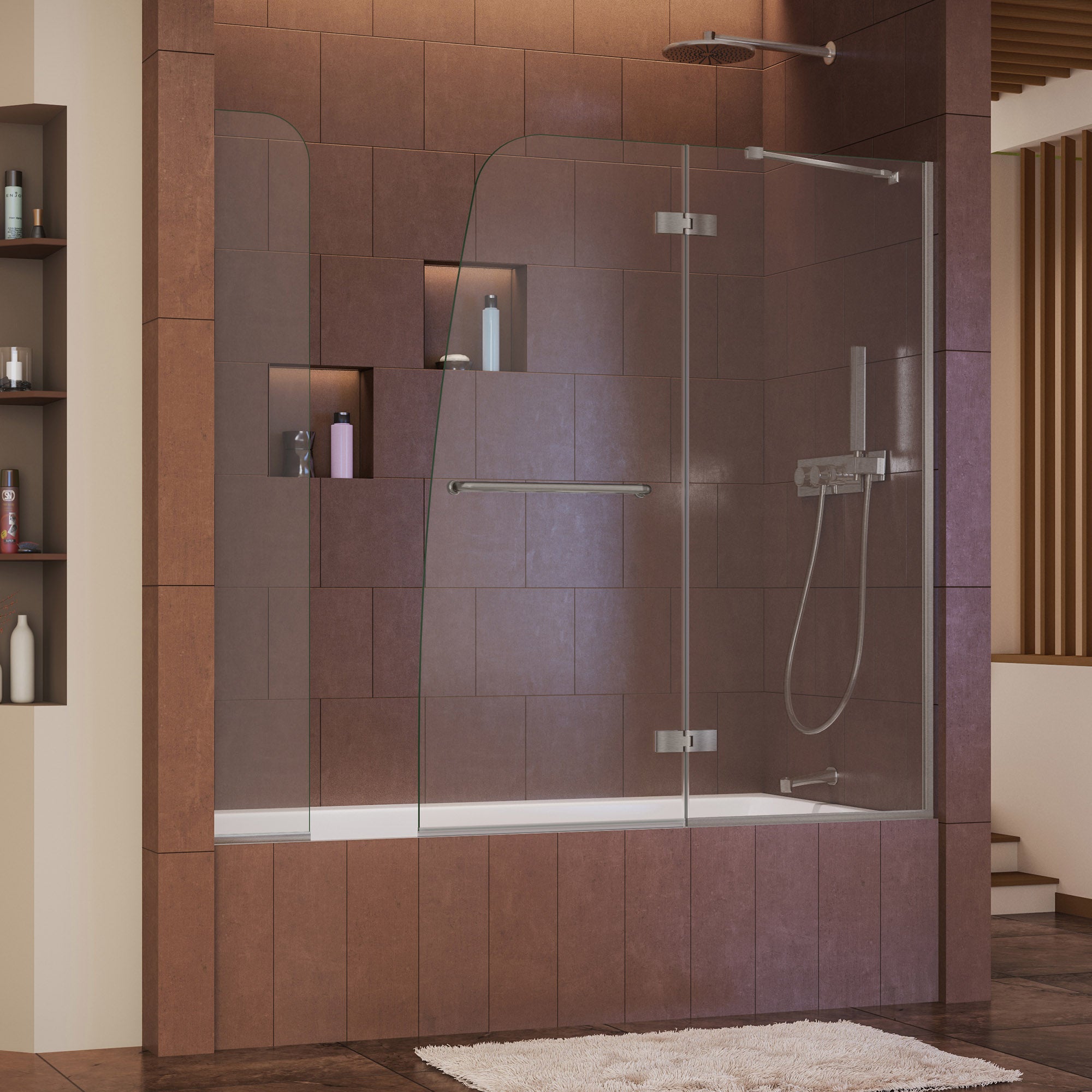 DreamLine Aqua Ultra 57-60" W Hinged Tub Door