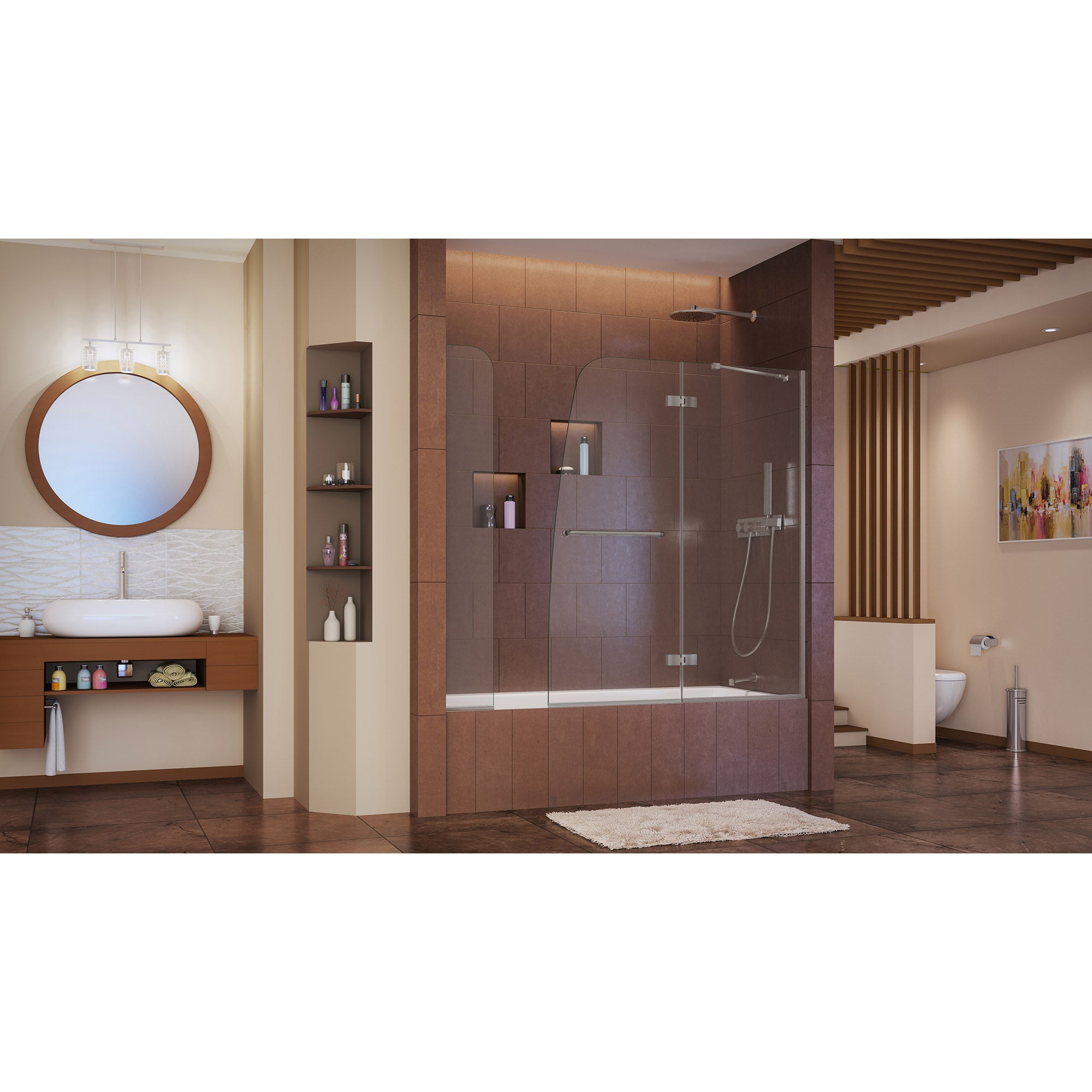 DreamLine Aqua Ultra 57-60" W Hinged Tub Door