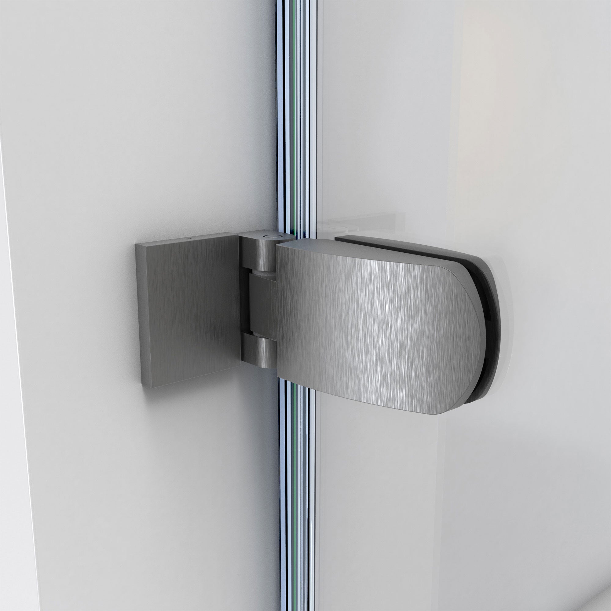 DreamLine Aqua Uno 34 5/16 inch W x 58 inch H Frameless Hinged Tub Door