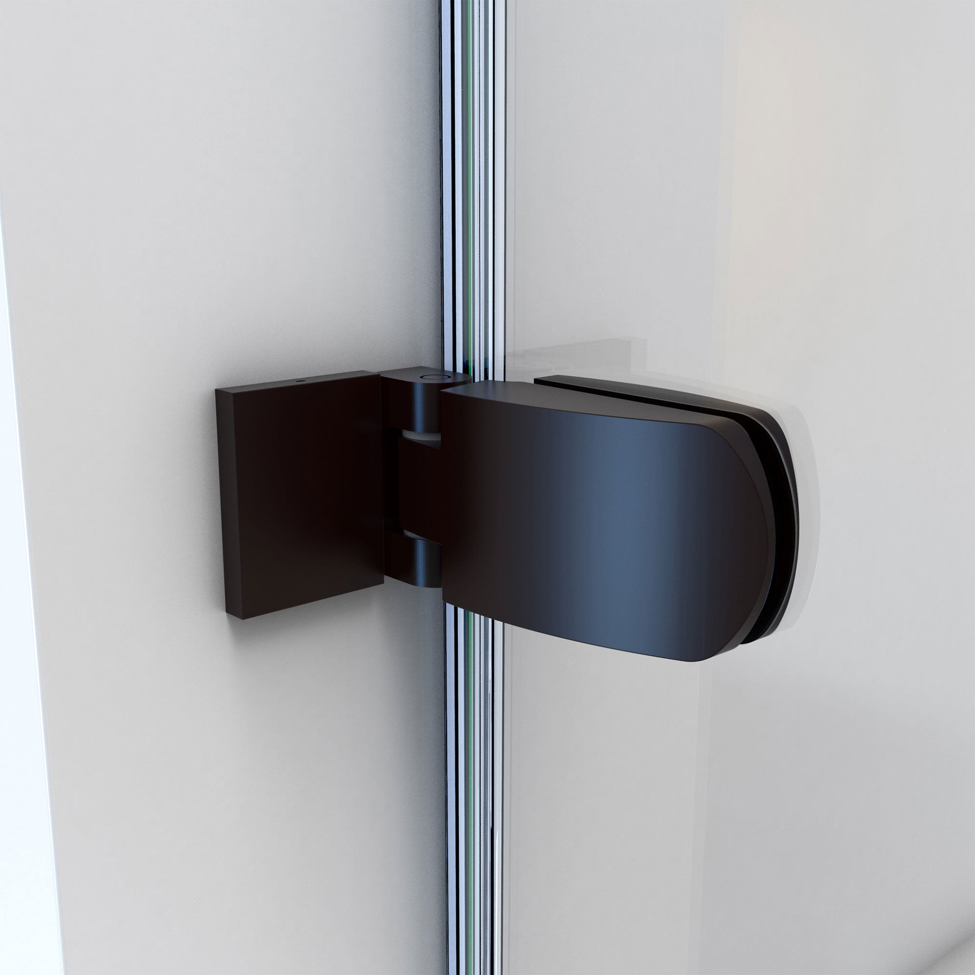DreamLine Aqua Uno 56 - 60 inch W x 30 inch D x 58 inch H Frameless Hinged Tub Door with Return Panel