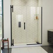 DreamLine Ascend 58 1/2 - 59 1/2 inch W x 72 inch H Frameless Pivot Shower Door