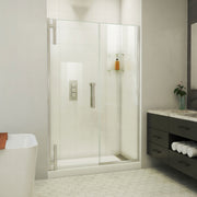 DreamLine Ascend 56 - 57 inch W x 72 inch H Frameless Pivot Shower Door
