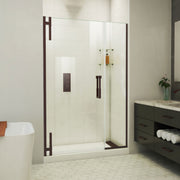 DreamLine Ascend 48 1/2 - 49 1/2 inch W x 72 inch H Frameless Pivot Shower Door