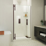 DreamLine Ascend 38 1/2 - 39 1/2 inch W x 72 inch H Frameless Pivot Shower Door