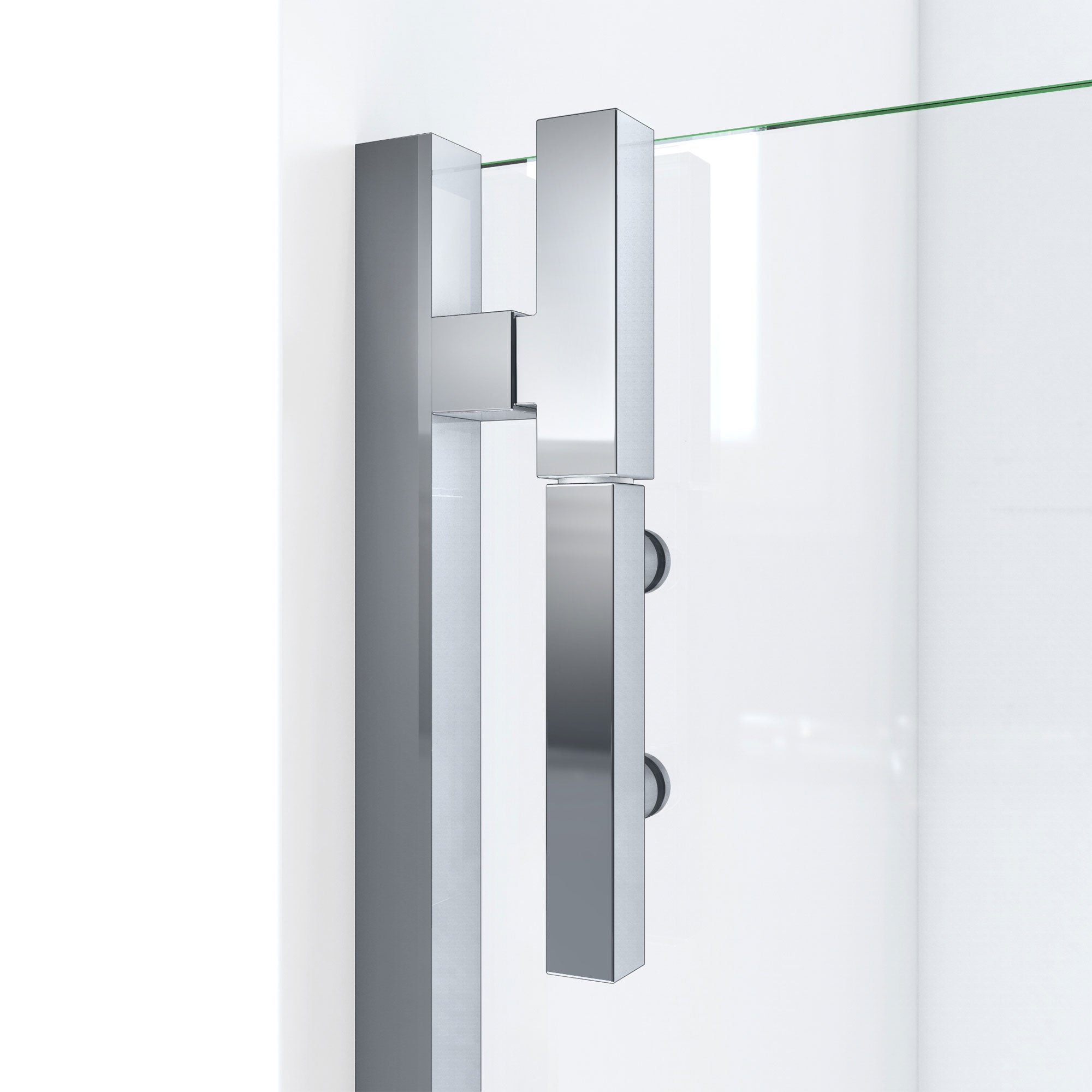 DreamLine Ascend 27 1/4 - 28 inch W x 72 inch H Frameless Pivot Shower Door