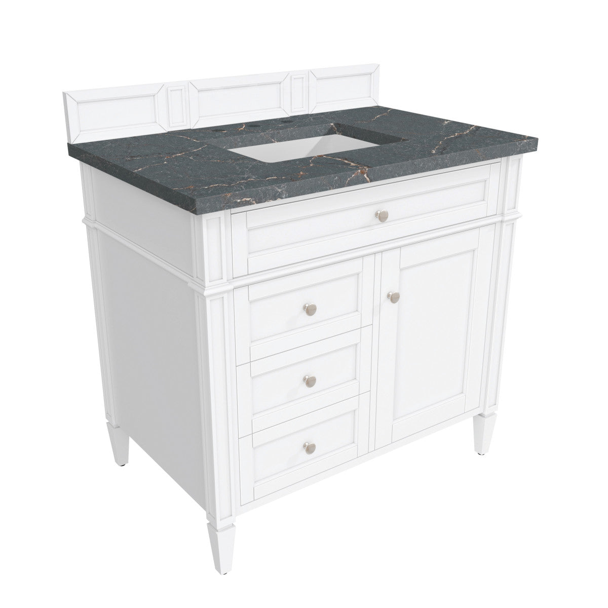 Brittany 36" Single Vanity in Bright White