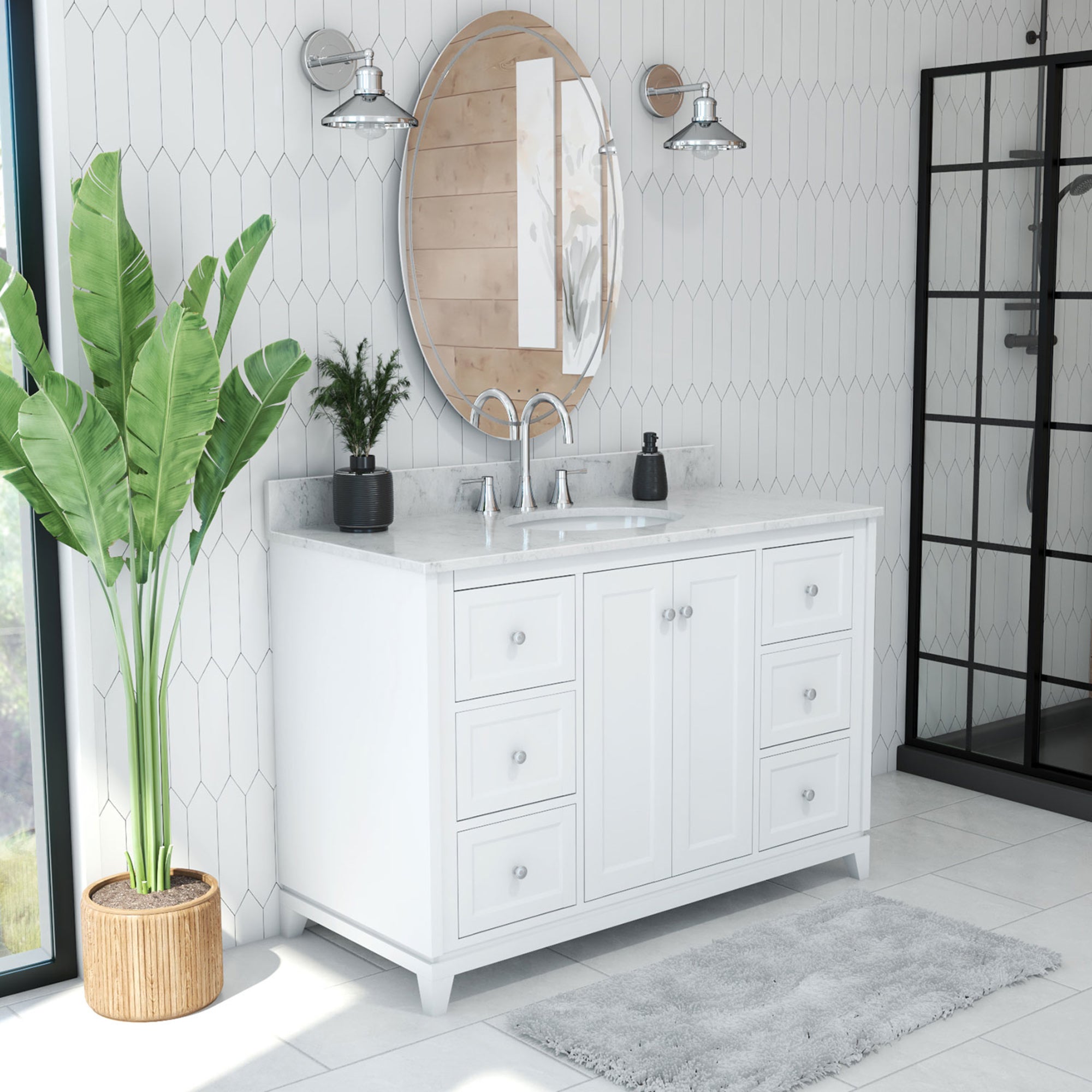 Formosa 48 Inch Vanity with Oval Sink