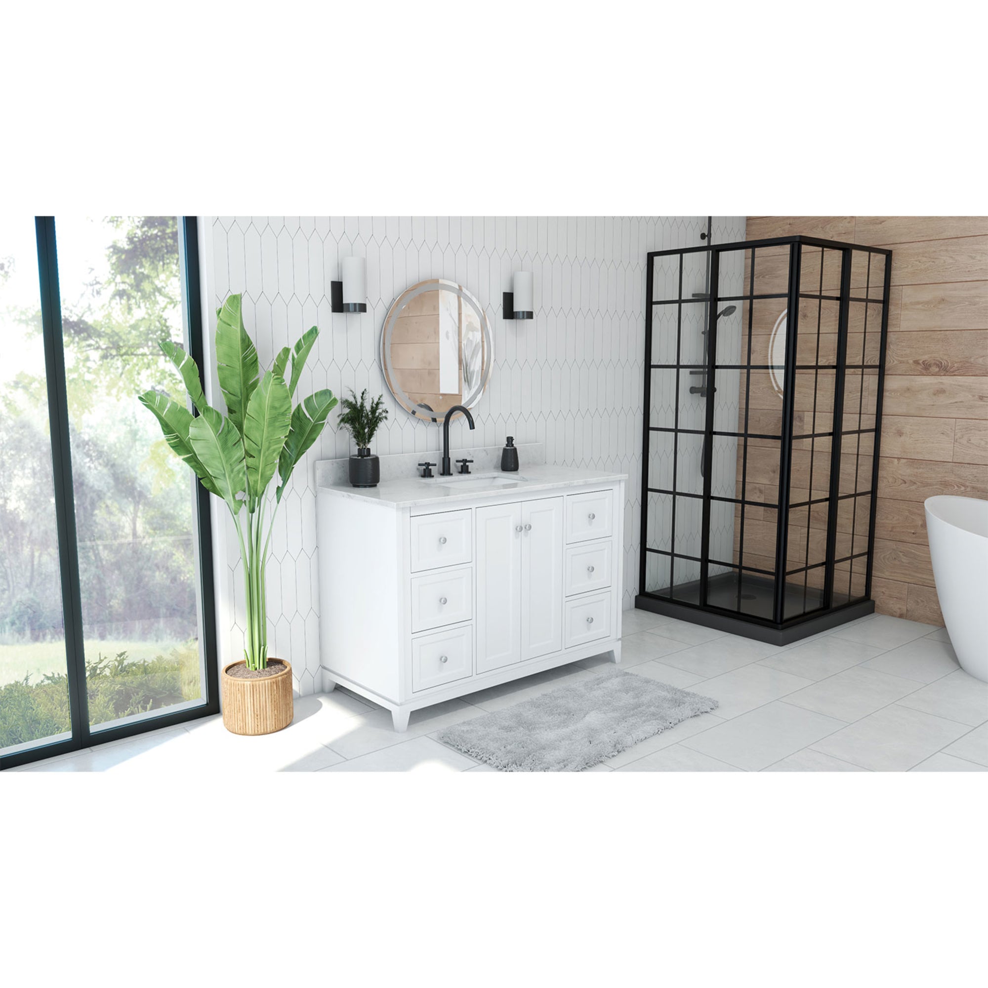 Formosa 48 Inch Vanity with Rectangular Sink