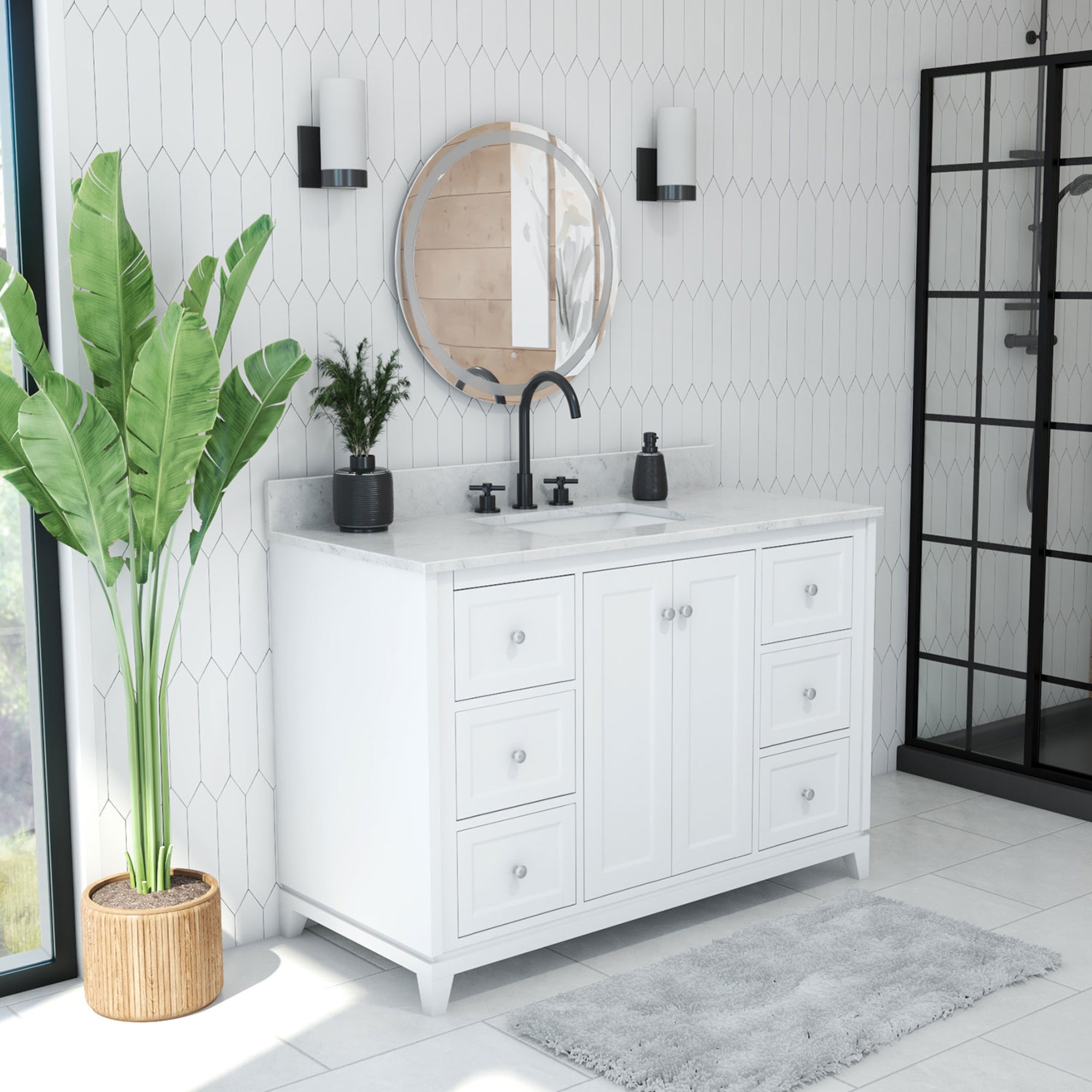 Formosa 48 Inch Vanity with Rectangular Sink