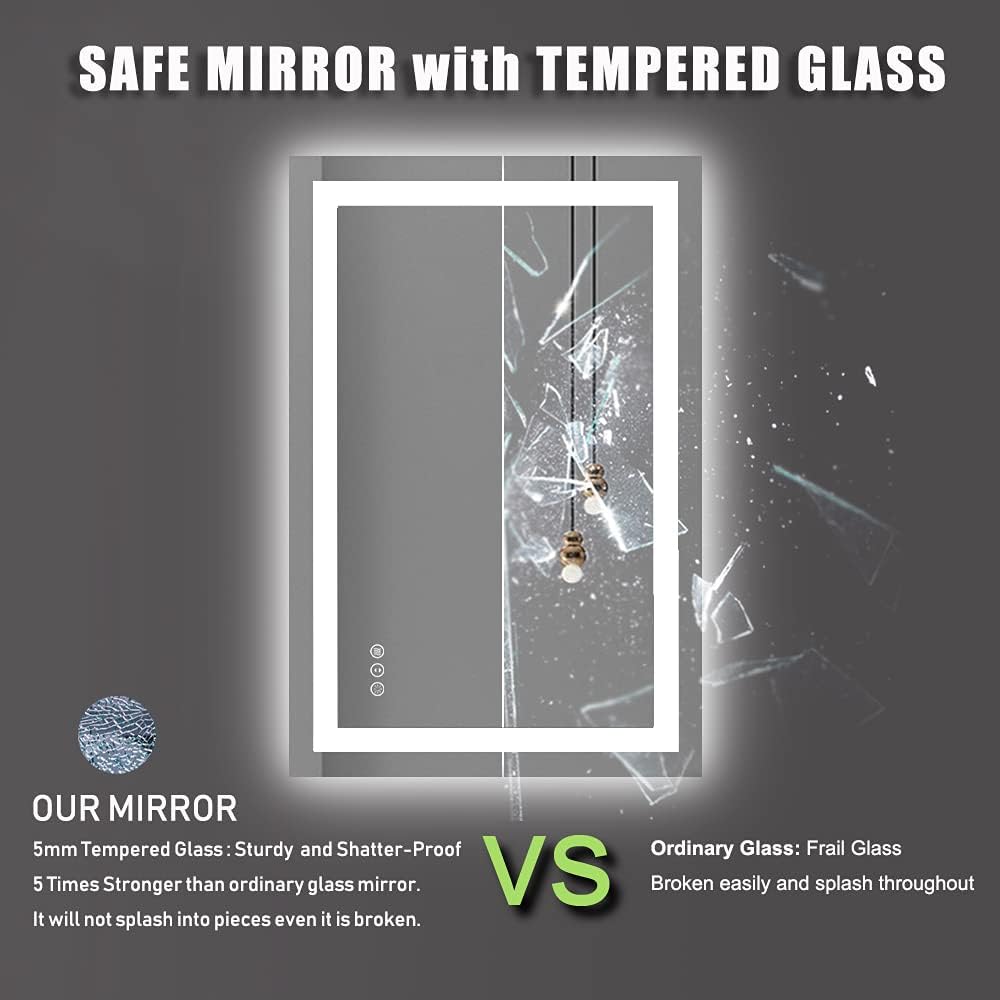 Chans Furniture  Aurora LED Bathroom Vanity Mirror