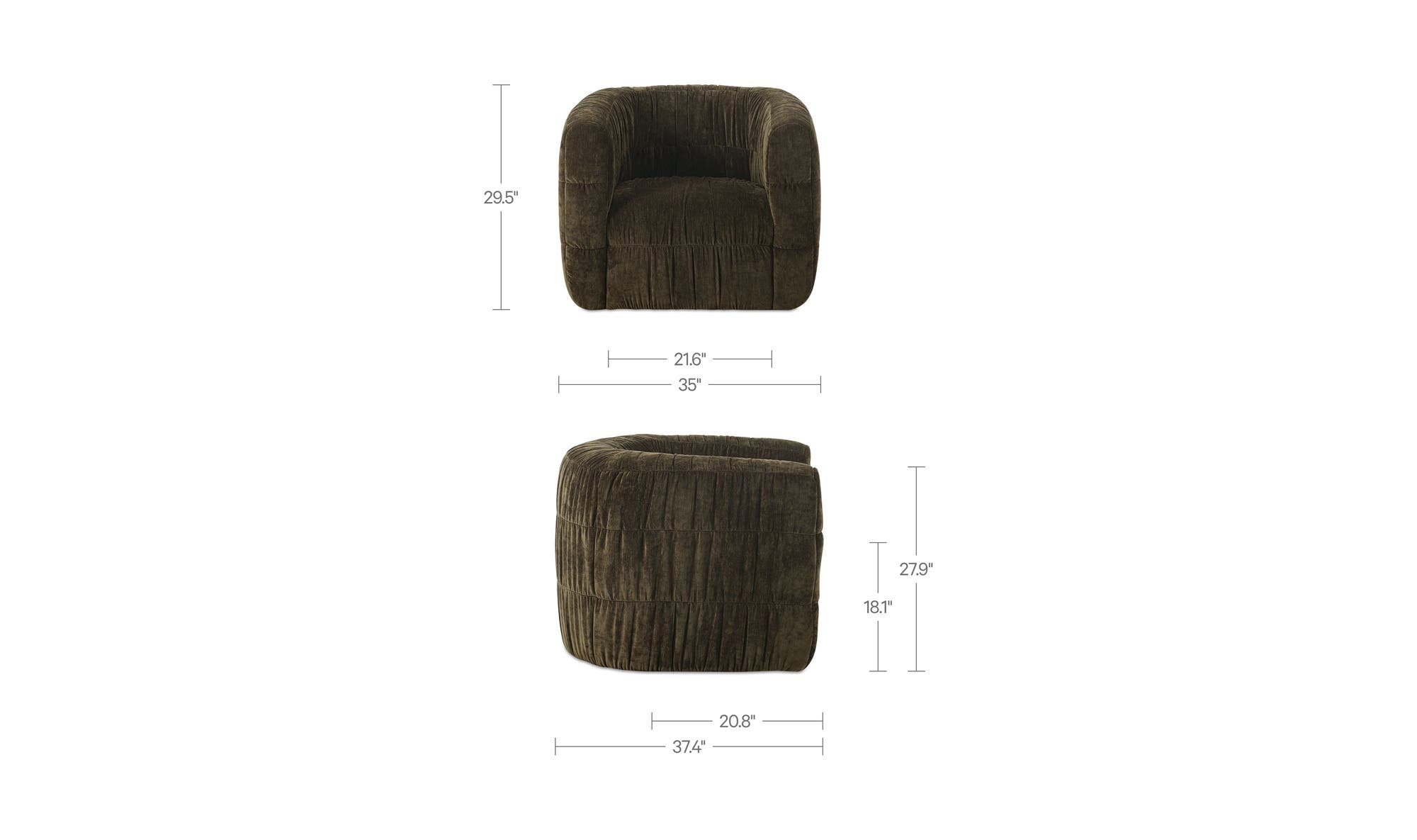 Moes Robson Swivel Chair AZ-1007