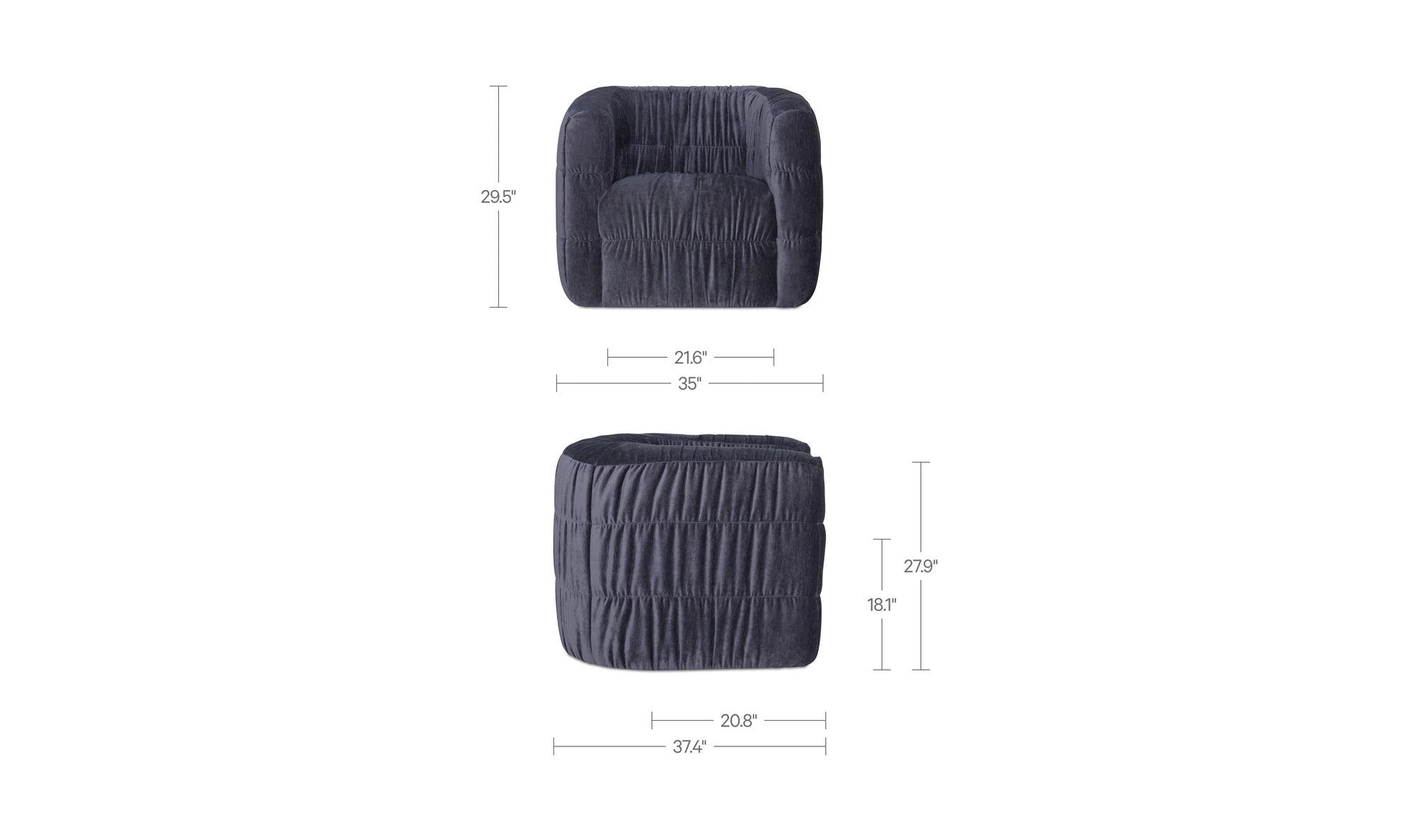 Moes Robson Swivel Chair AZ-1007