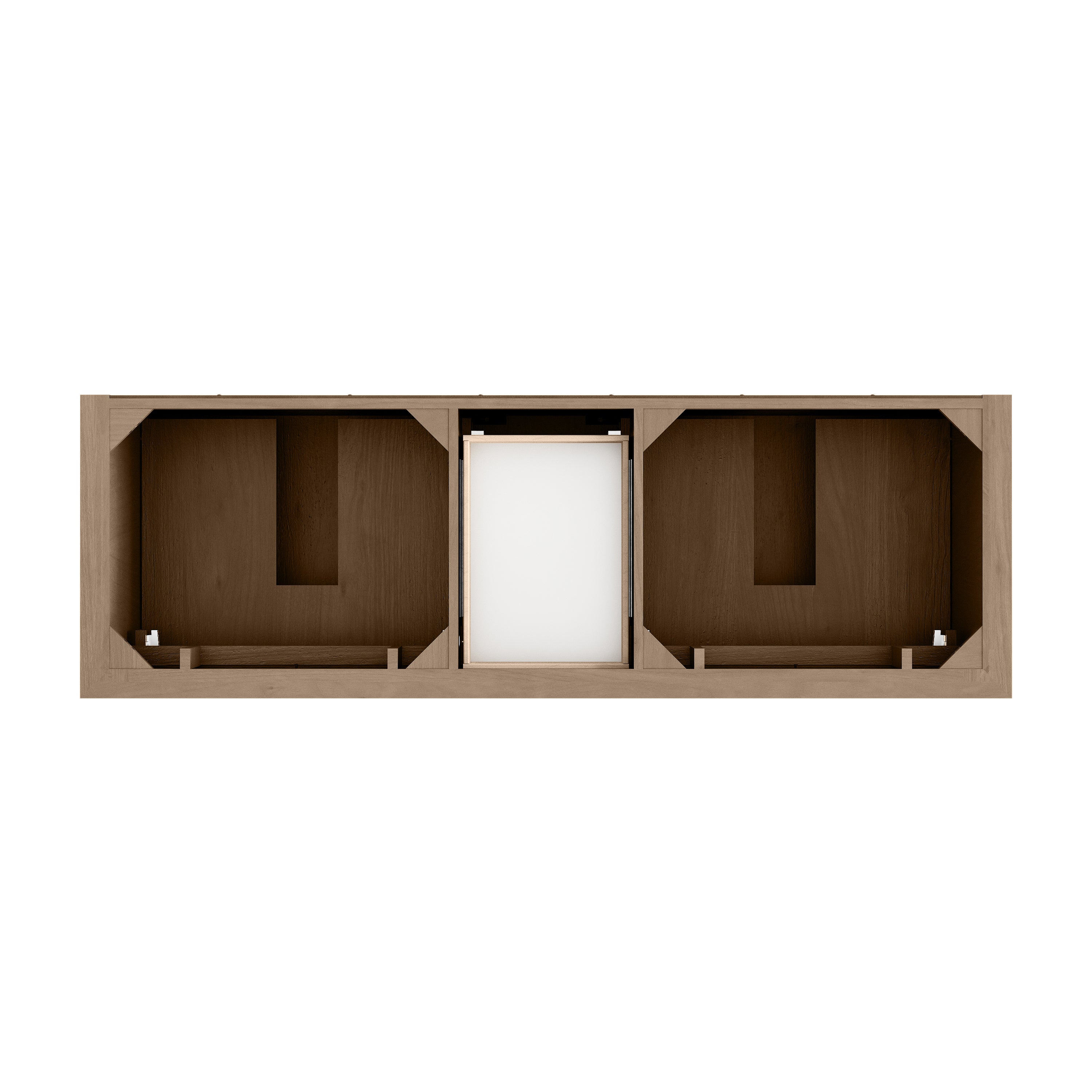 James Martin Brookfield 72" Double Vanity in Pecan with 3cm Countertop