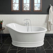 MAIDSTONE | DXV 66 Inch Oak Hill Acrylic Freestanding Bathtub