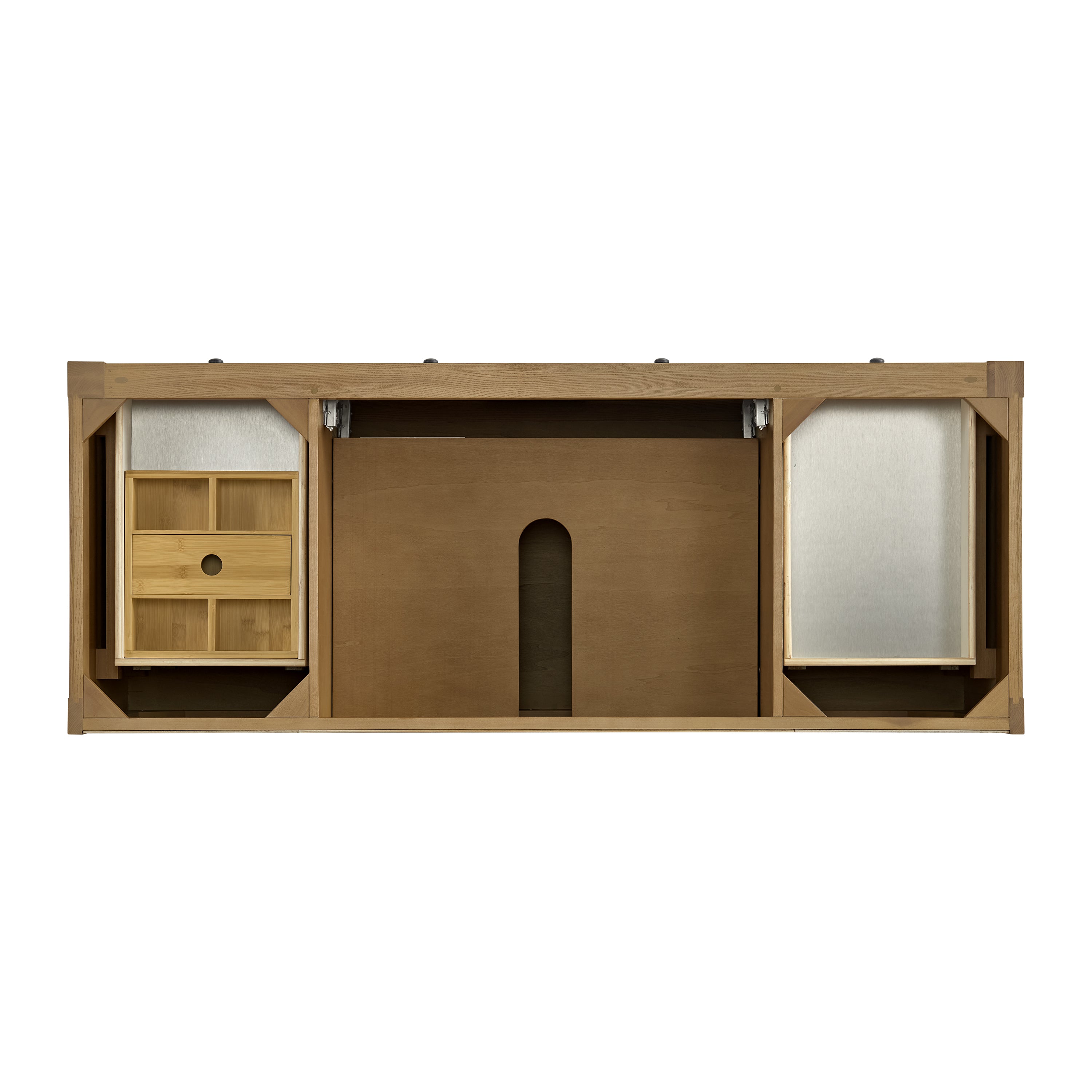 James Martin Breckenridge 60" Single Vanity in Light Natural Oak with 3cm Countertop