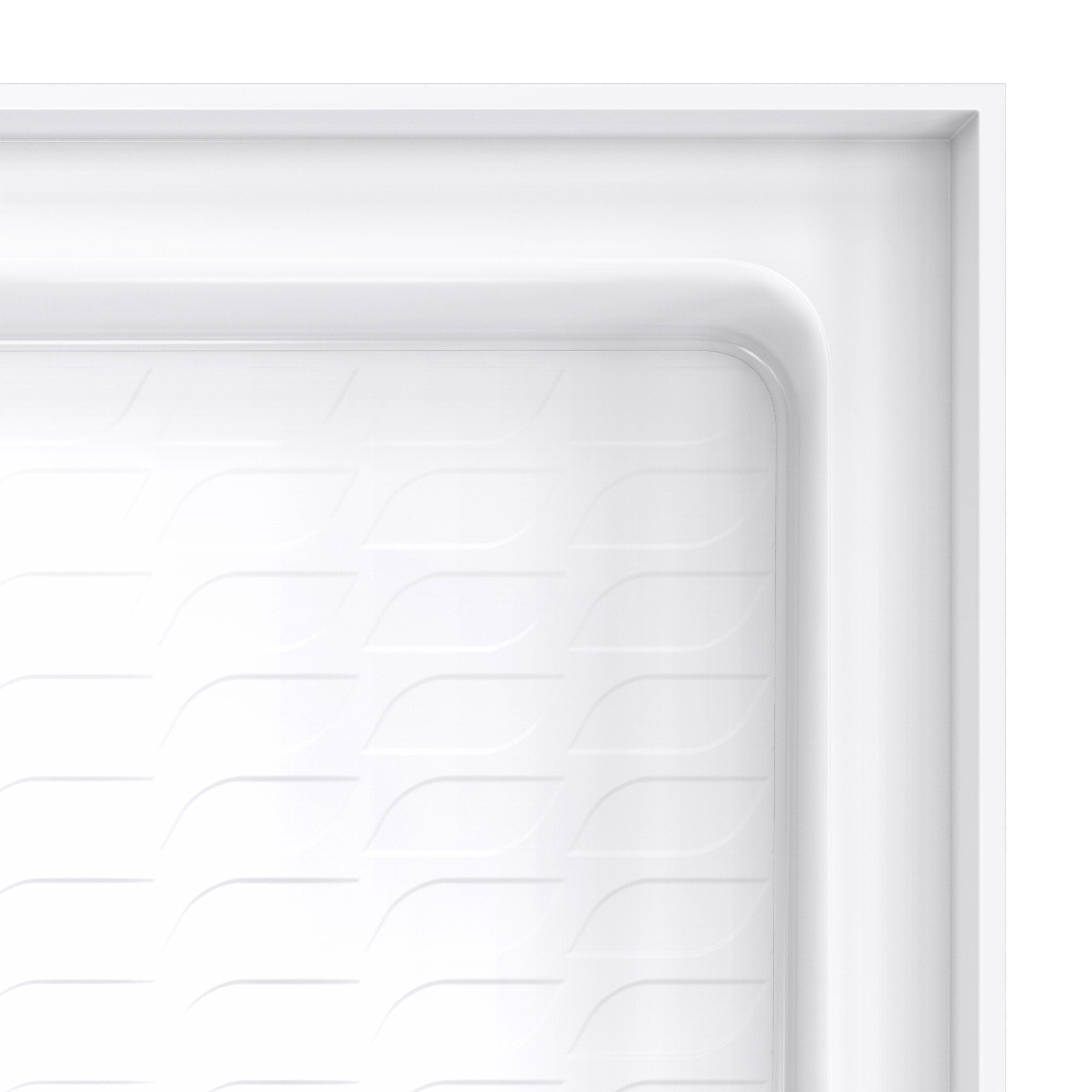 DreamLine DreamStone 37 inch D x 38 inch W x 3 3/4 inch H Center Drain Single Threshold Shower Base