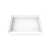 DreamLine DreamStone 34 inch D x 42 inch W x 5 1/2 inch H Center Drain Single Threshold Shower Base