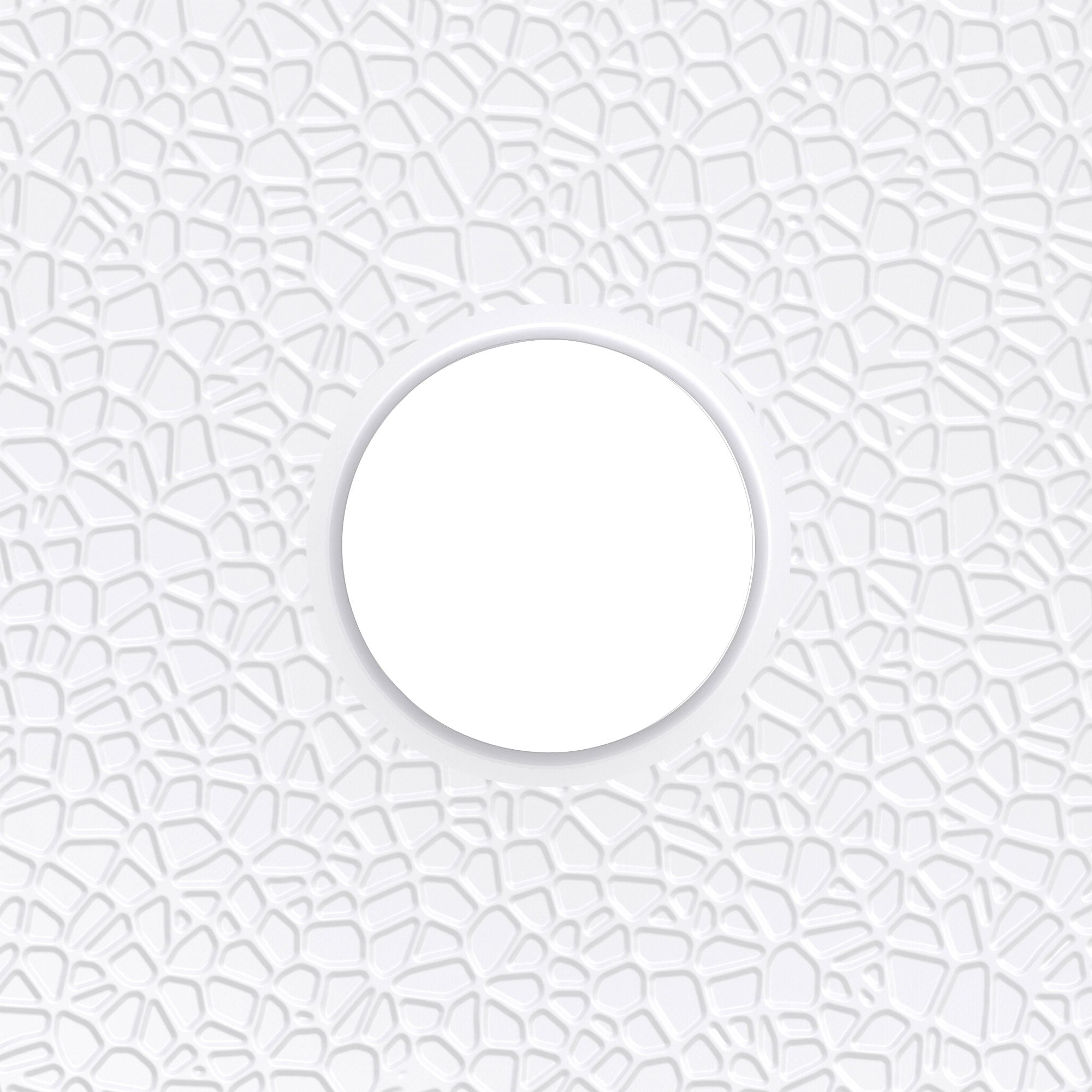 DreamLine DreamStone 42 inch D x 42 inch W x 5 1/2 inch H Center Drain Single Threshold Shower Base