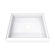 DreamLine DreamStone 42 inch D x 42 inch W x 5 1/2 inch H Center Drain Single Threshold Shower Base